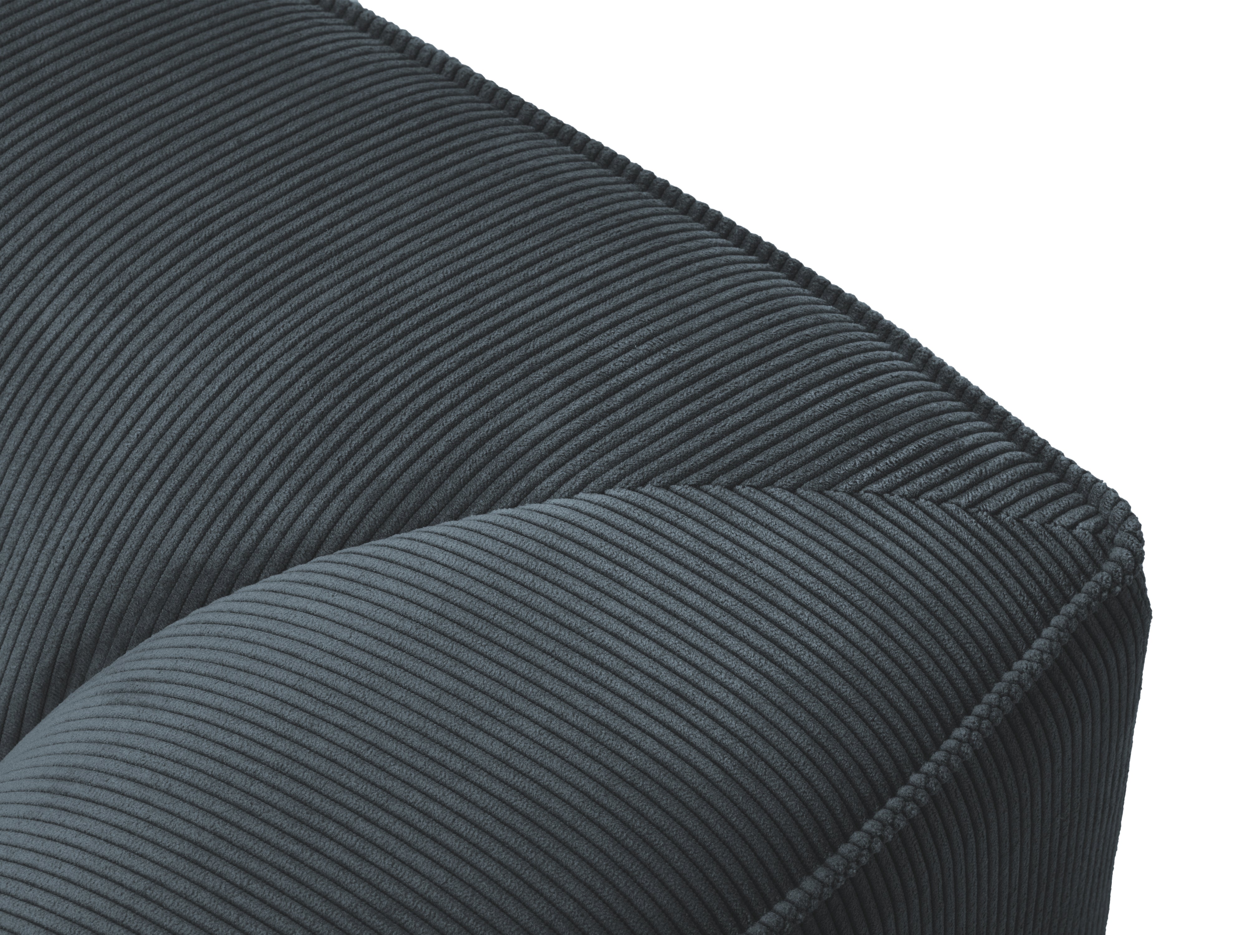 Kotna sedežna garnitura Ruby, 5 sedežev, 366x180cm, Material: Rebrasta tkanina