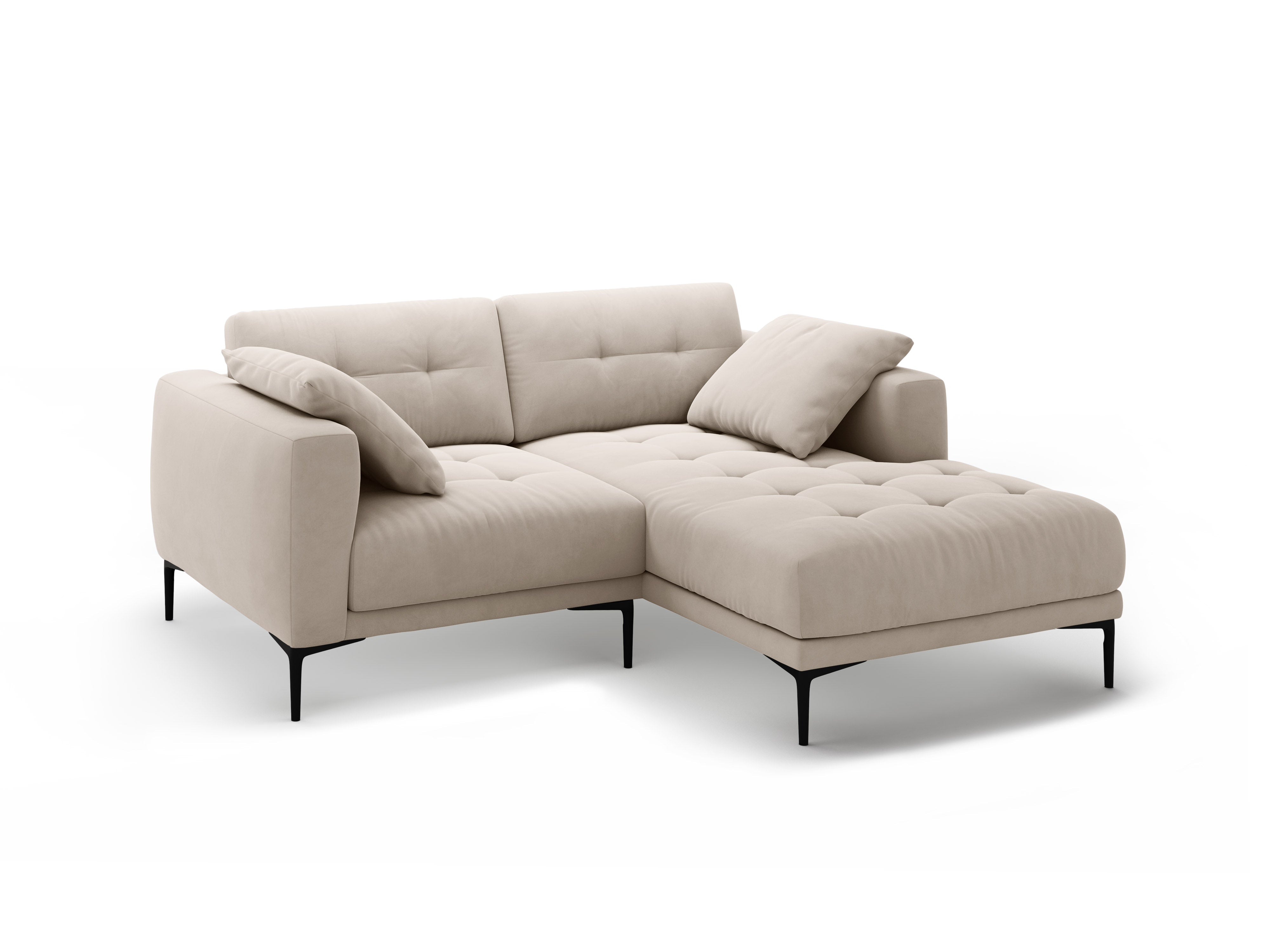 Kotna garnitura Bemy, 205x174cm, material: žamet