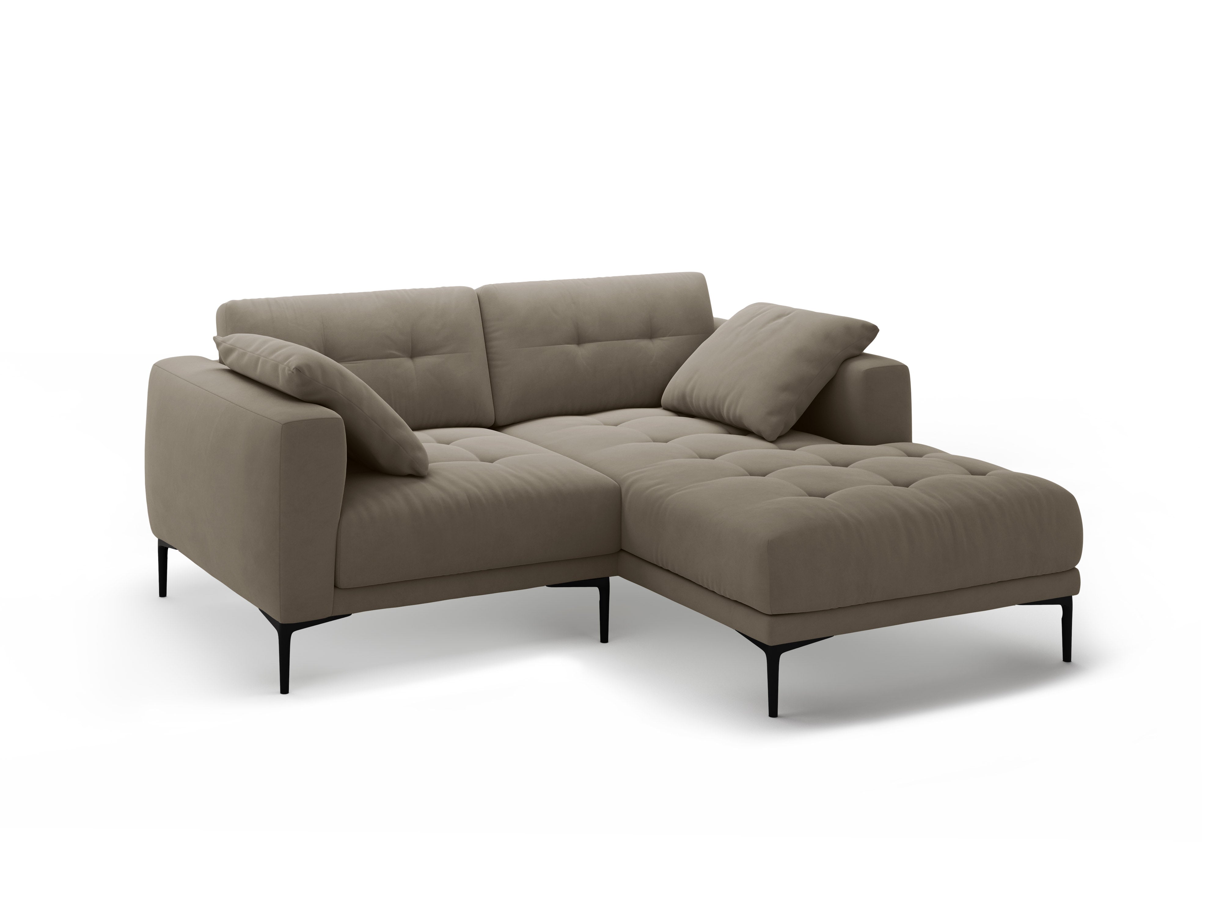 Kotna garnitura Bemy, 205x174cm, material: žamet