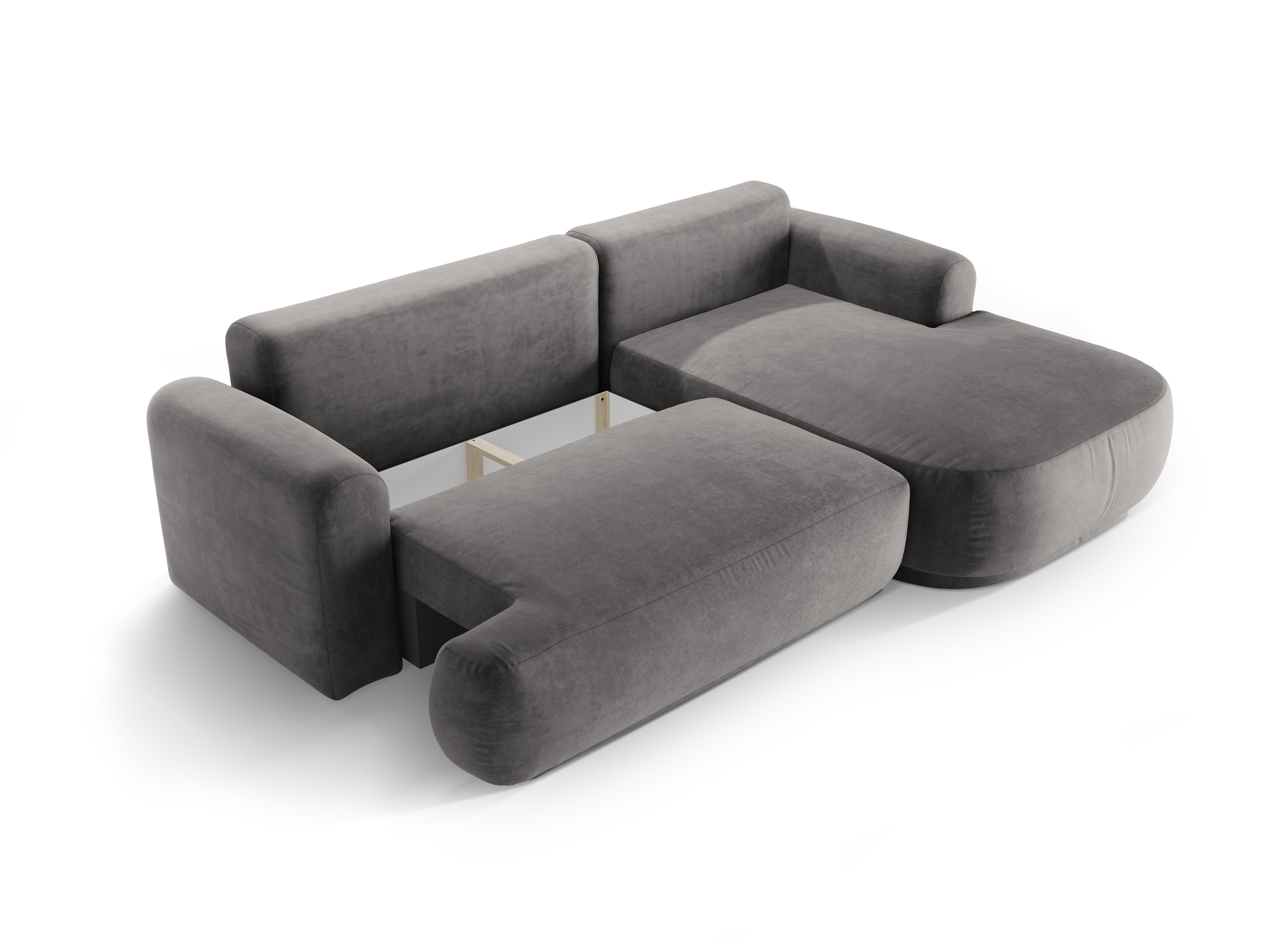 Kotna sedežna garnitura Ella 271x174cm, Material: Žamet