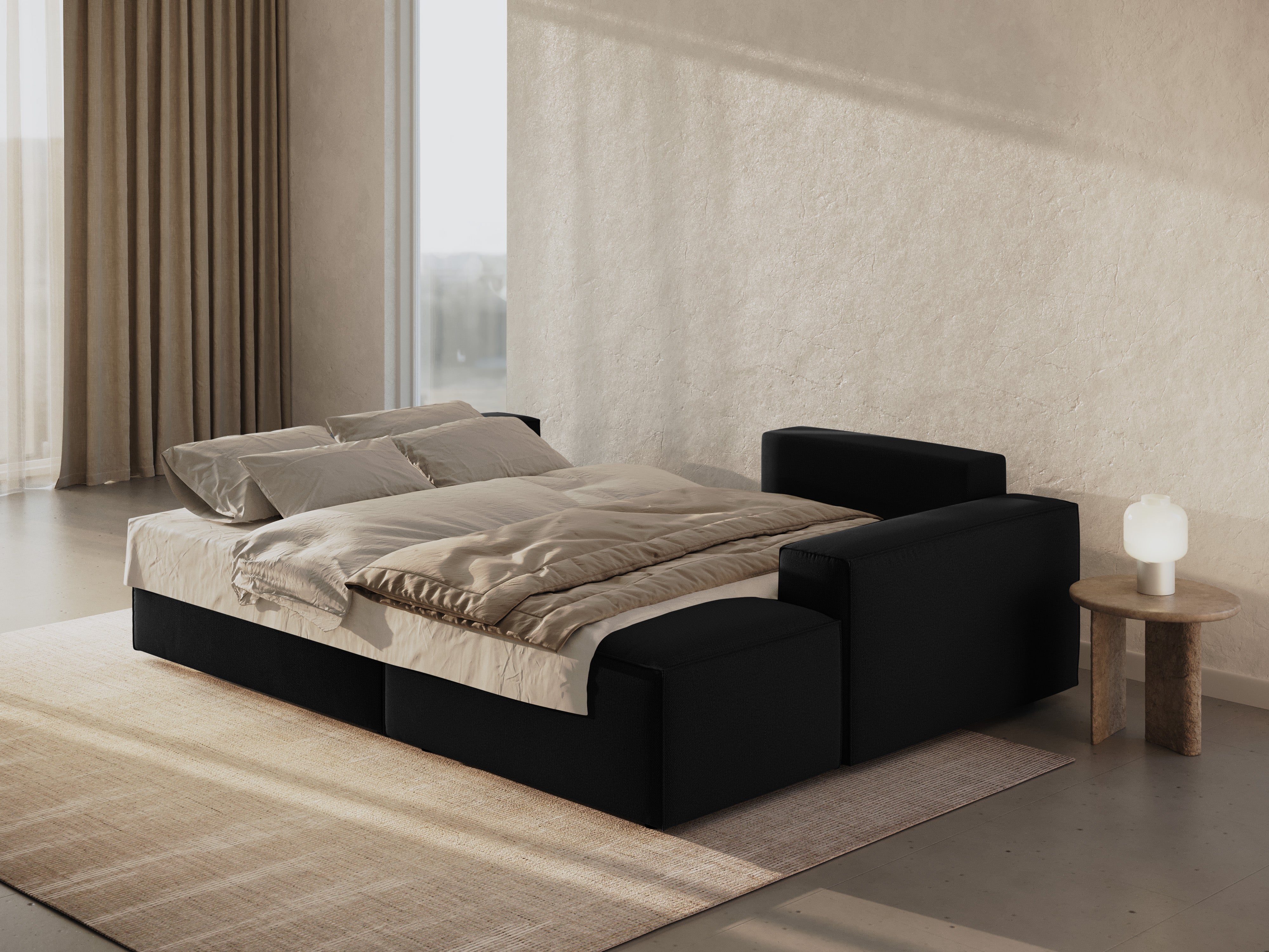 Kotna sedežna garnitura Jodie, Material: Strukturirano blago