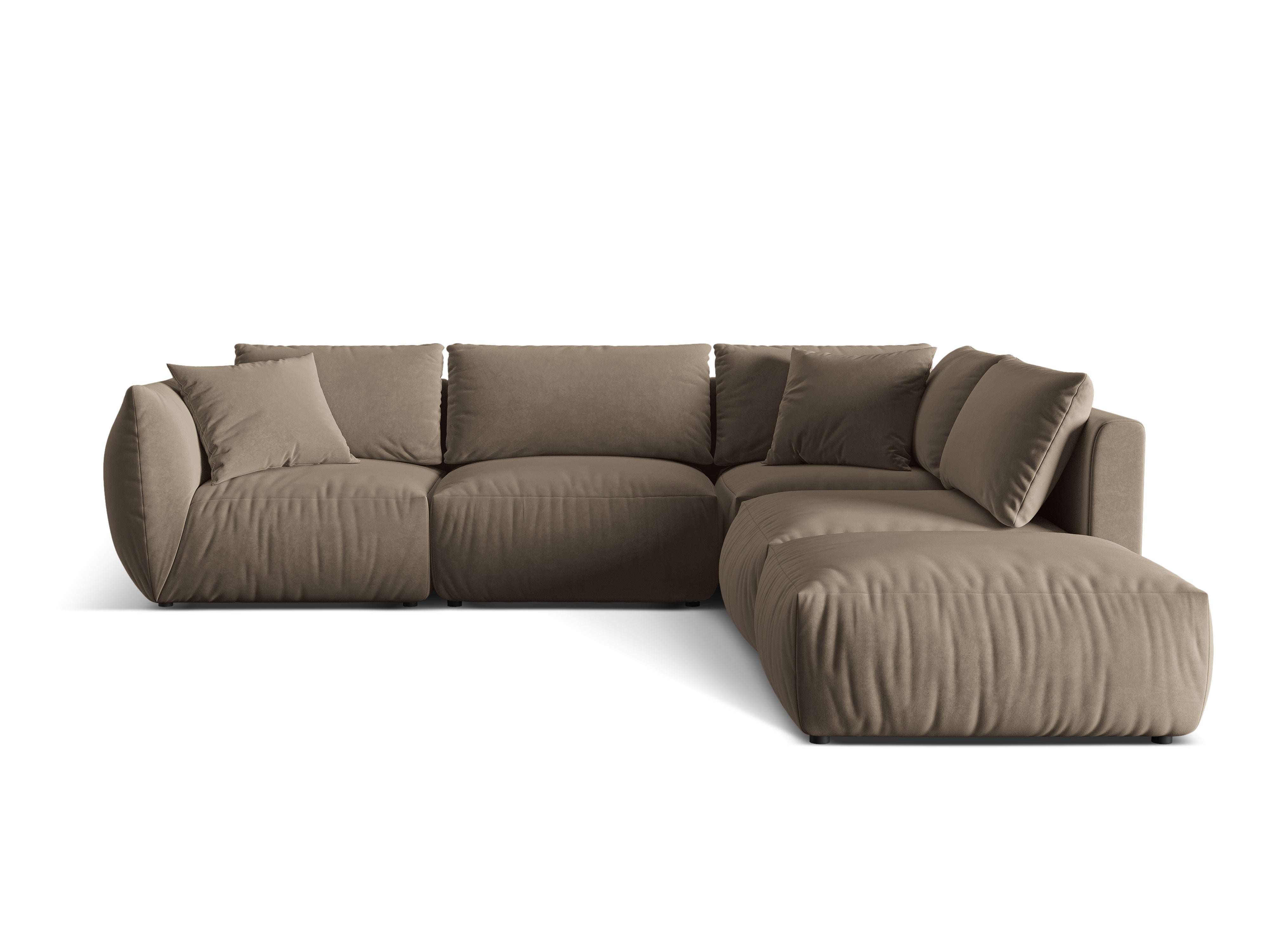 Kotna sedežna garnitura Chris 295x290cm, Material: Žamet