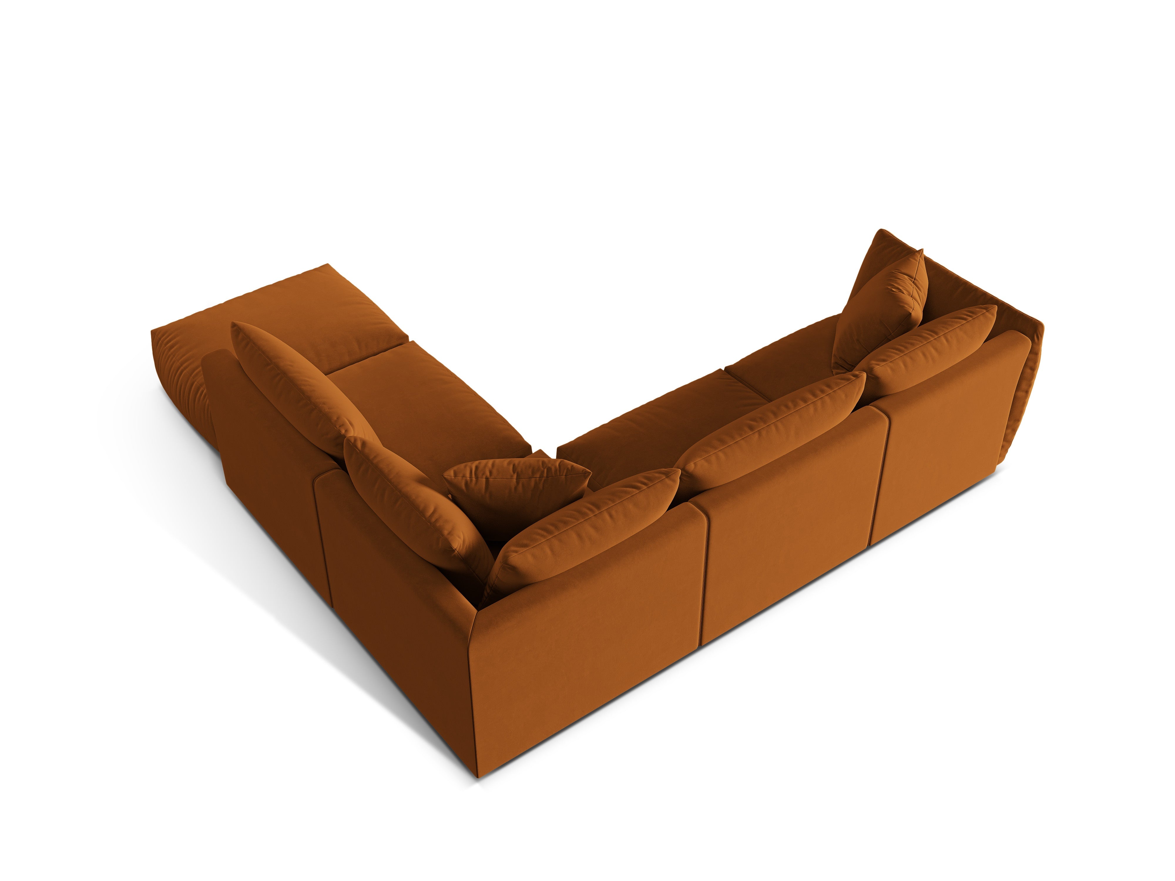 Kotna sedežna garnitura Chris 295x290cm, Material: Žamet