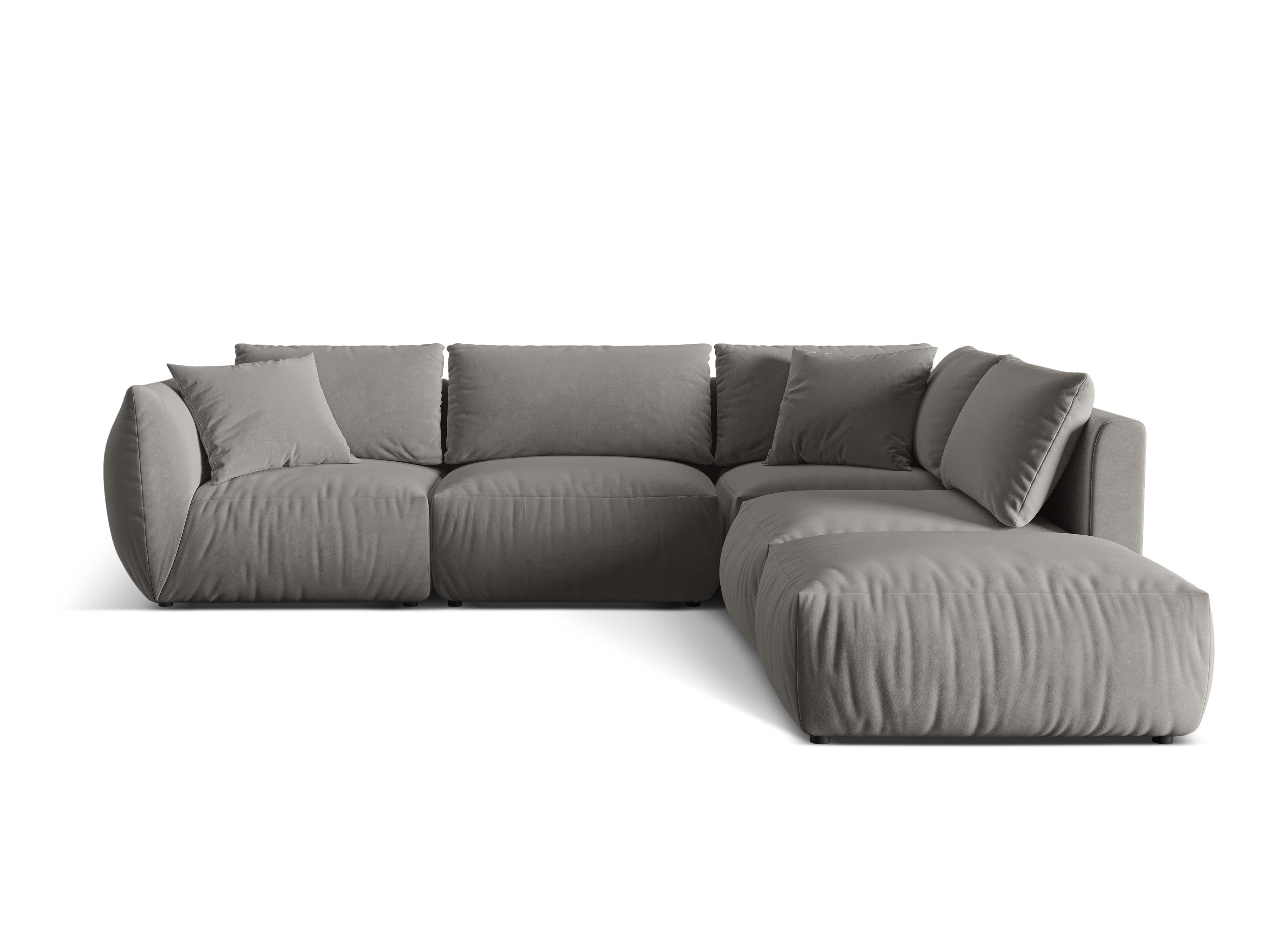 Kotna sedežna garnitura Chris 295x290cm, Material: Žamet