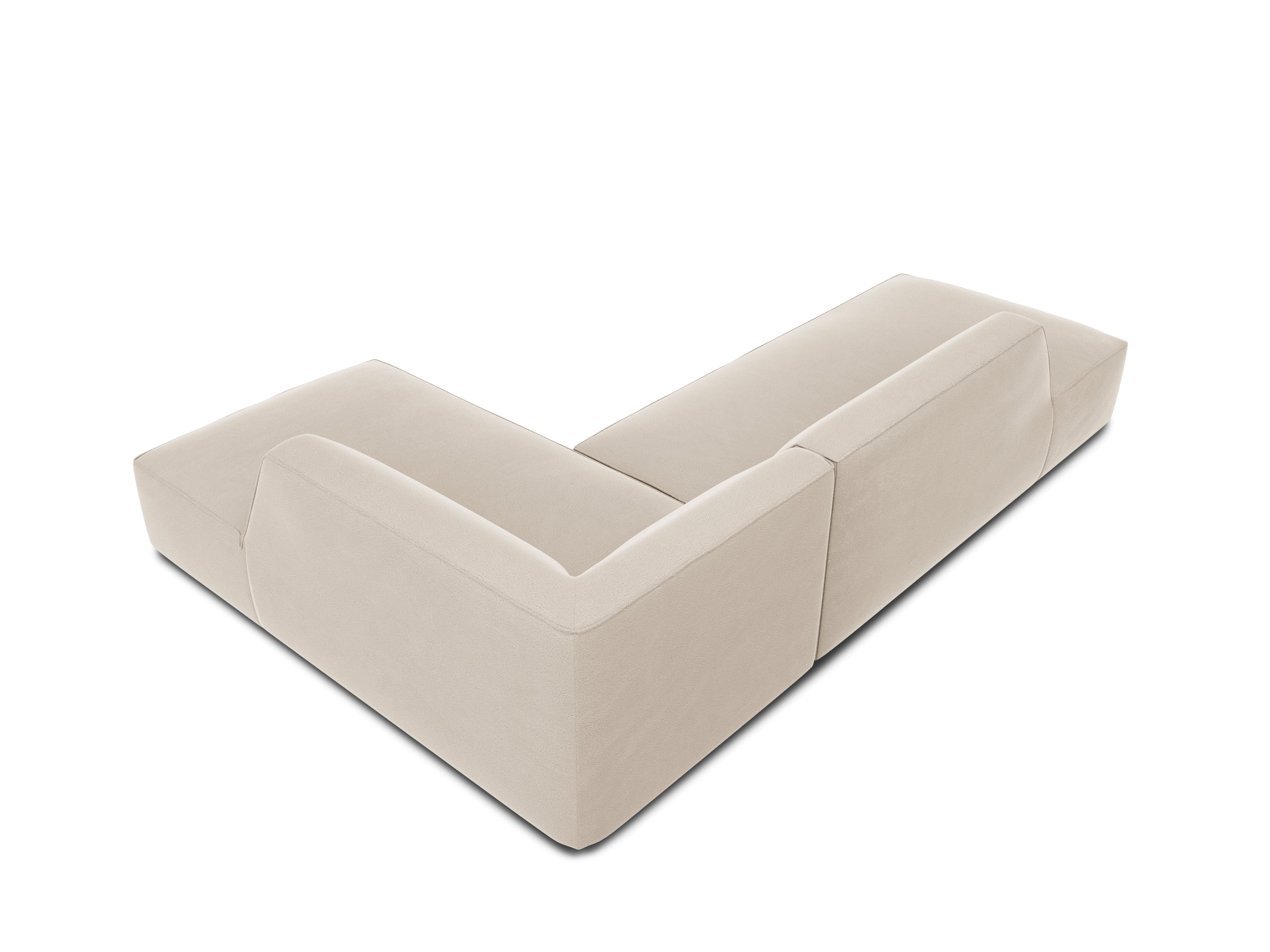 Kotna sedežna garnitura Ruby, 4 sedeži, 273x180cm, Material: Žamet