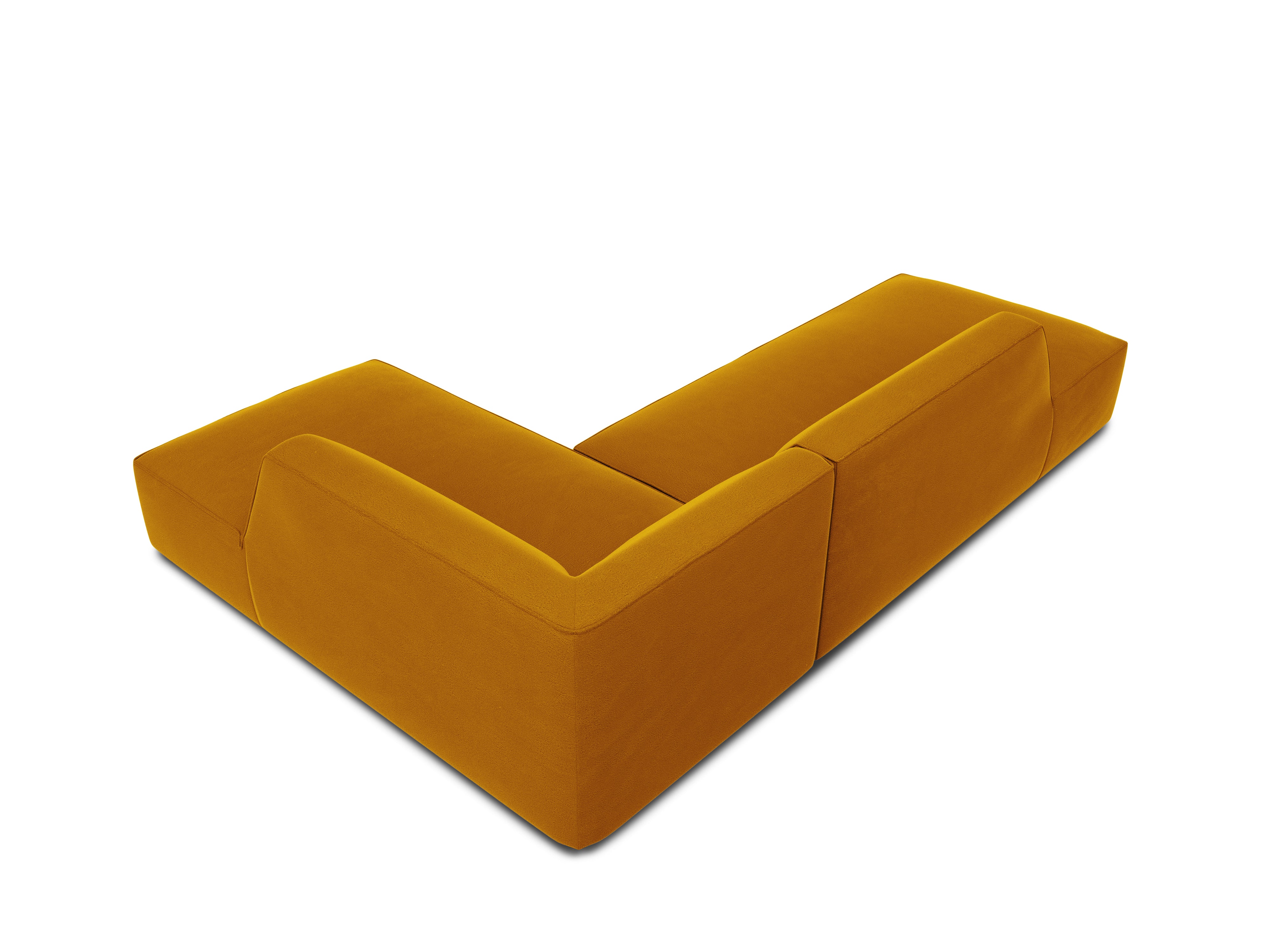 Kotna sedežna garnitura Ruby, 4 sedeži, 273x180cm, Material: Žamet