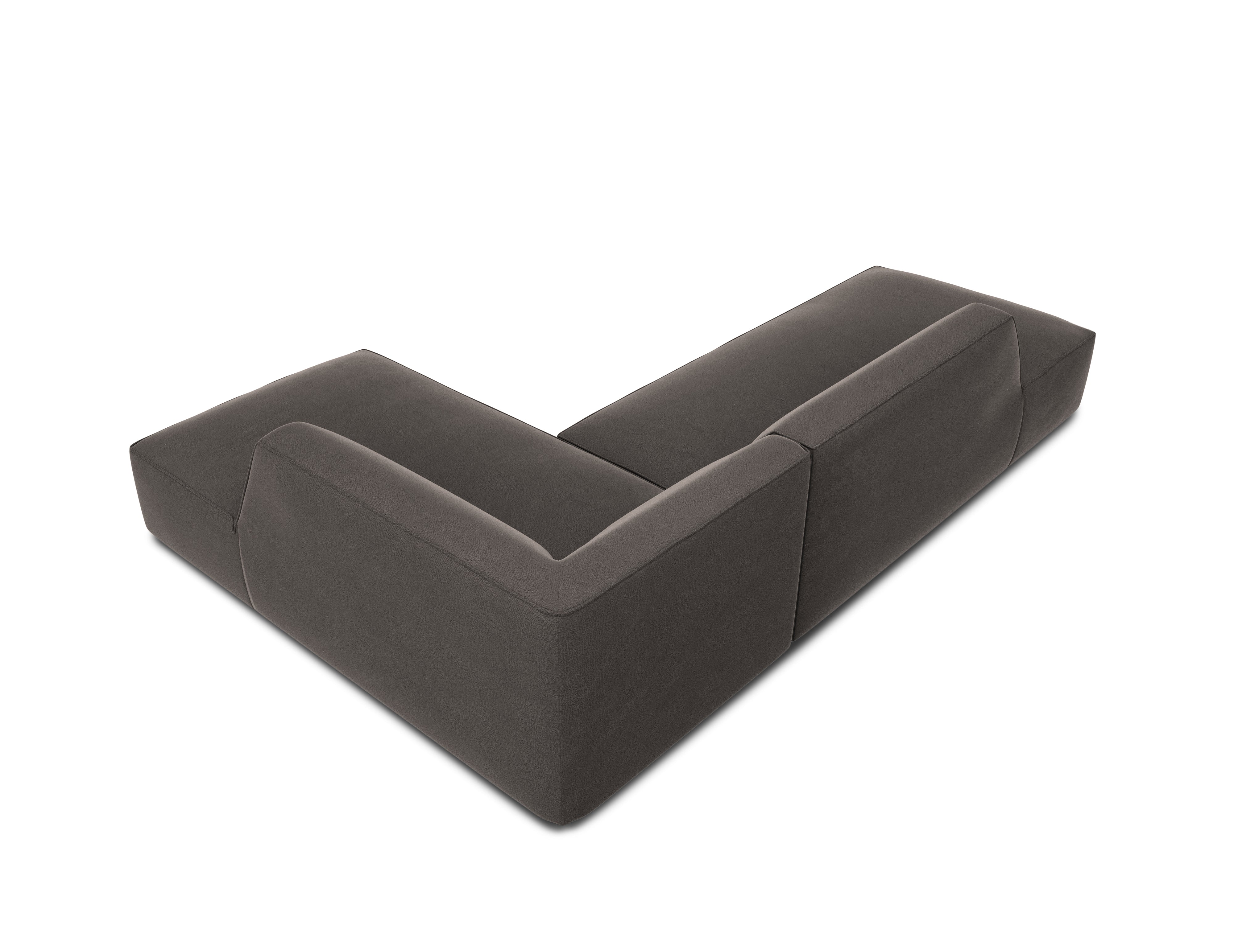 Kotna sedežna garnitura Ruby, 4 sedeži, 273x180cm, Material: Žamet