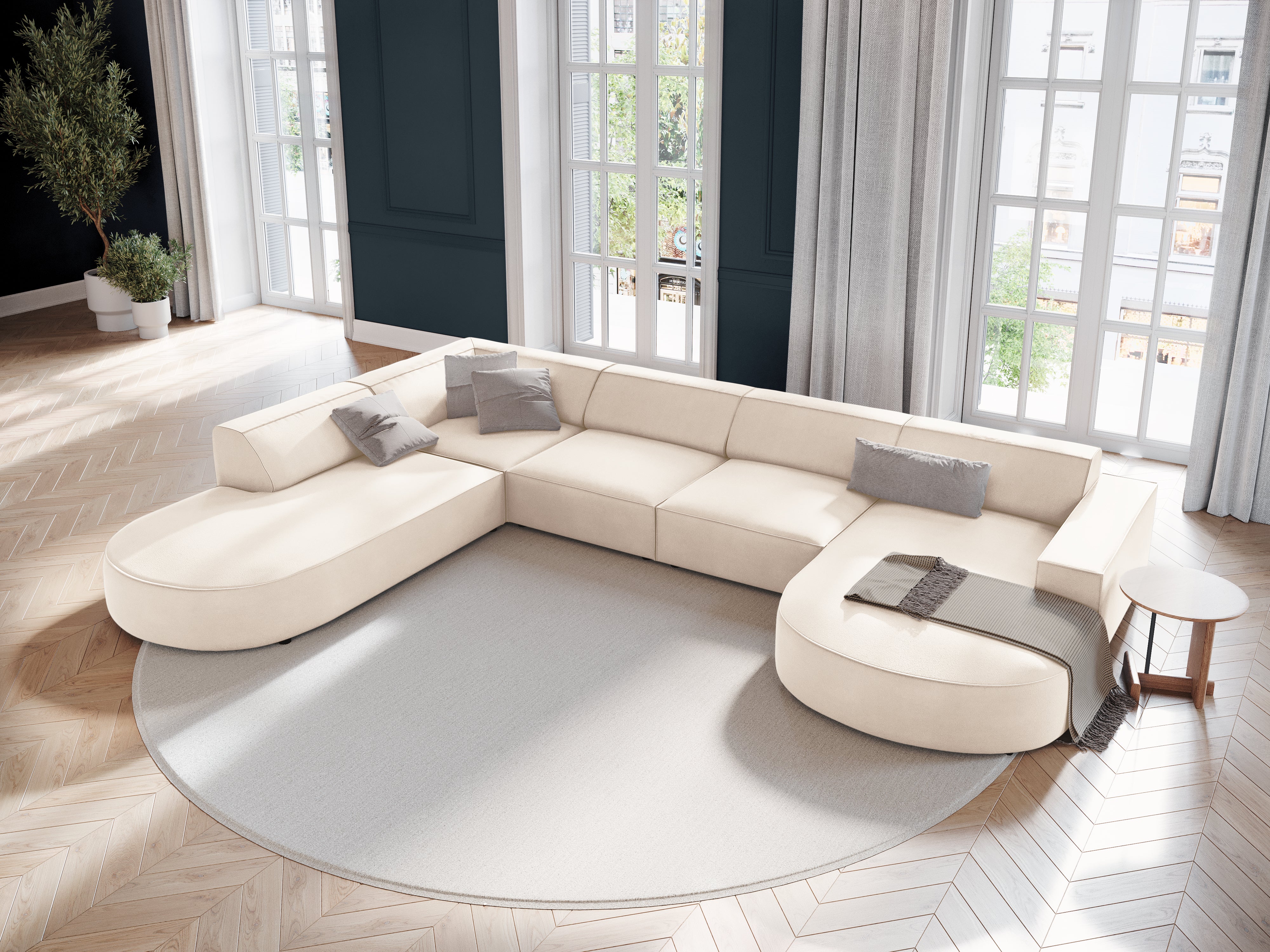 Komplet Jodie 364x262cm, Material: Žamet