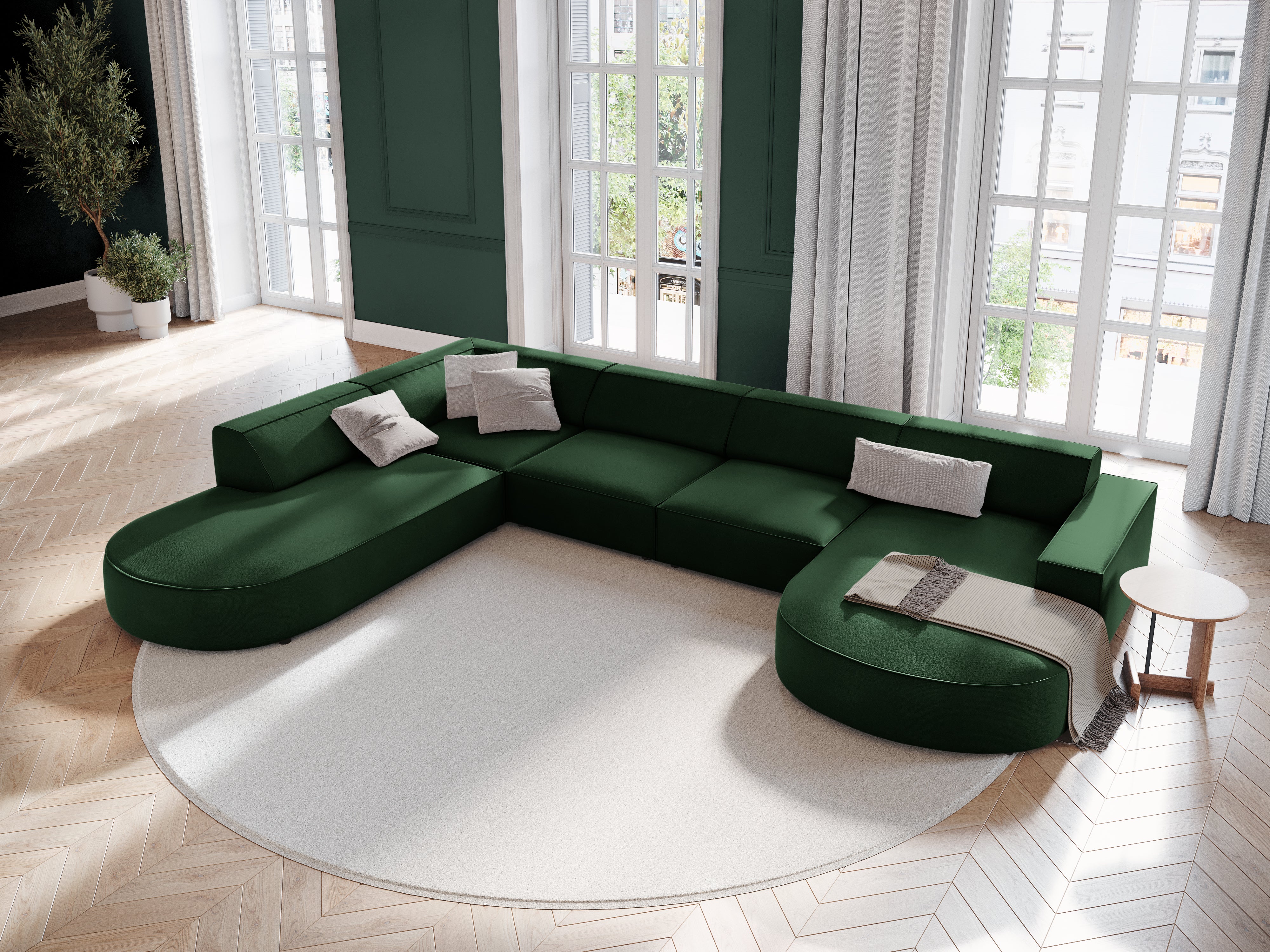 Komplet Jodie 364x262cm, Material: Žamet