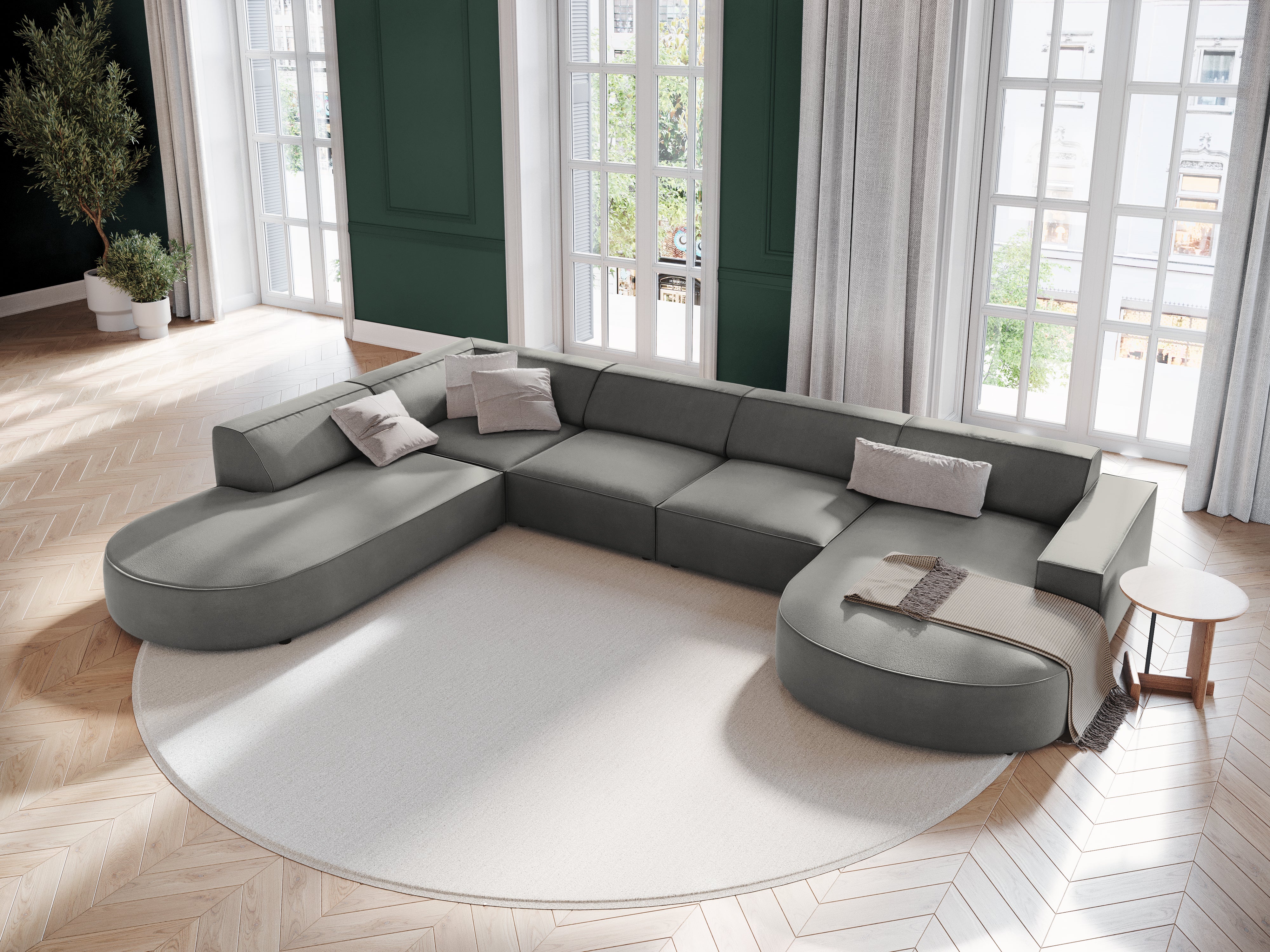 Komplet Jodie 364x262cm, Material: Žamet