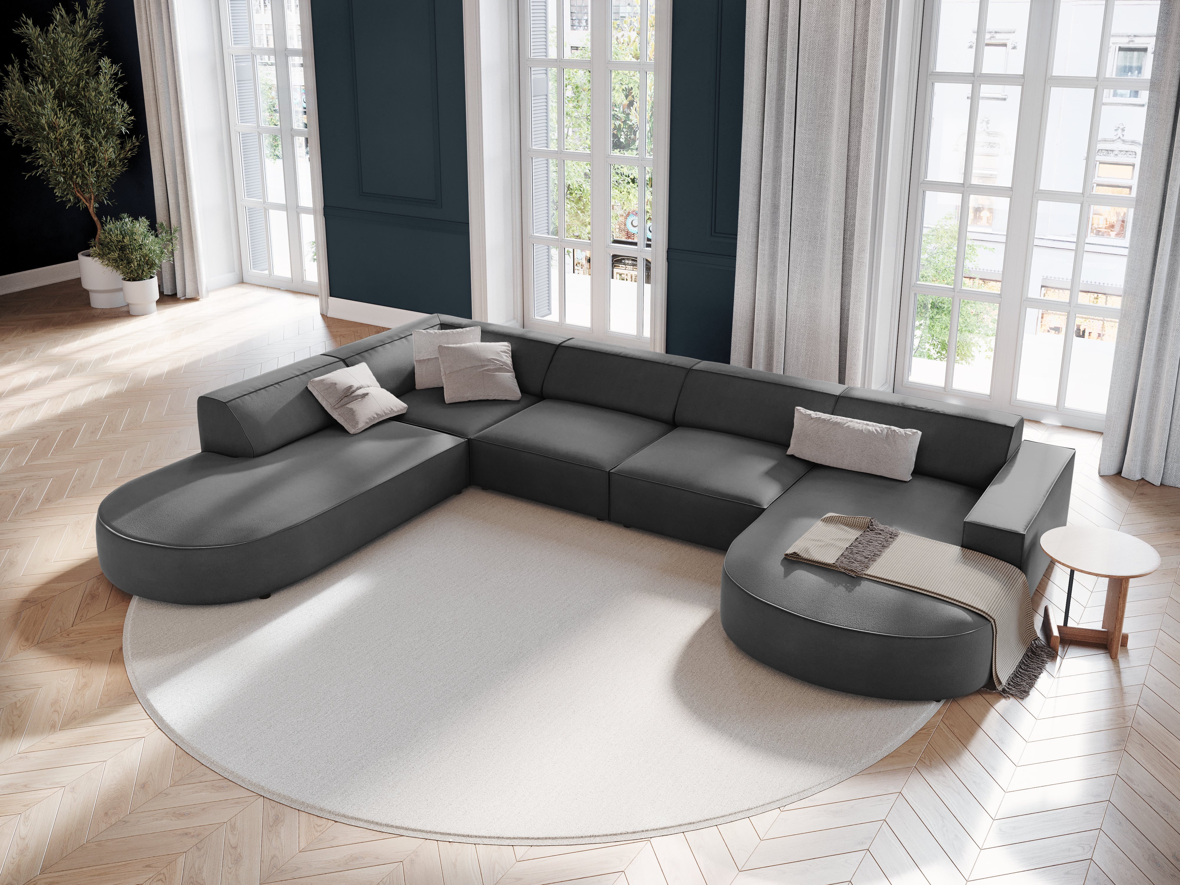 Komplet Jodie 364x262cm, Material: Žamet