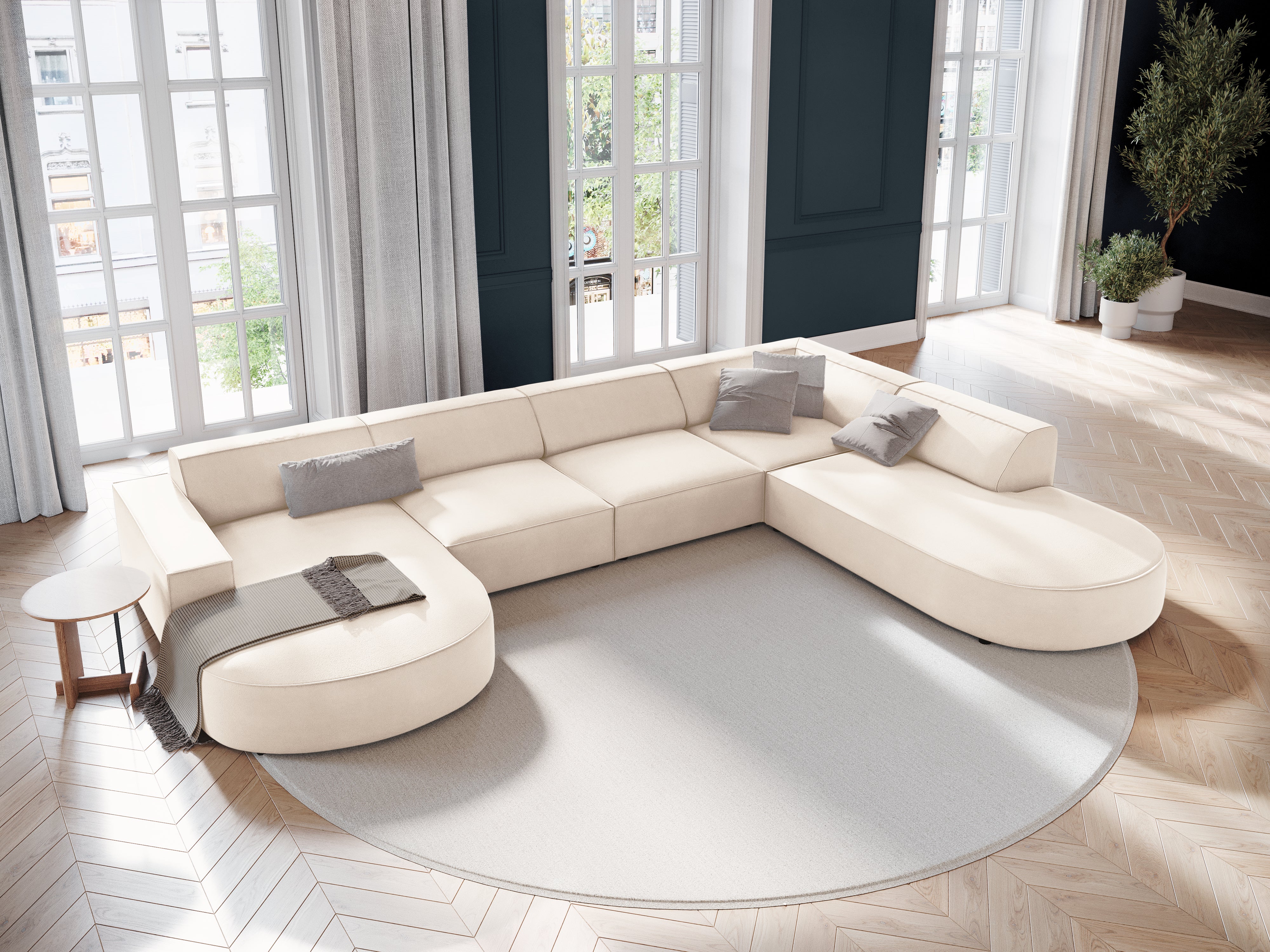 Komplet Jodie 364x262cm, Material: Žamet