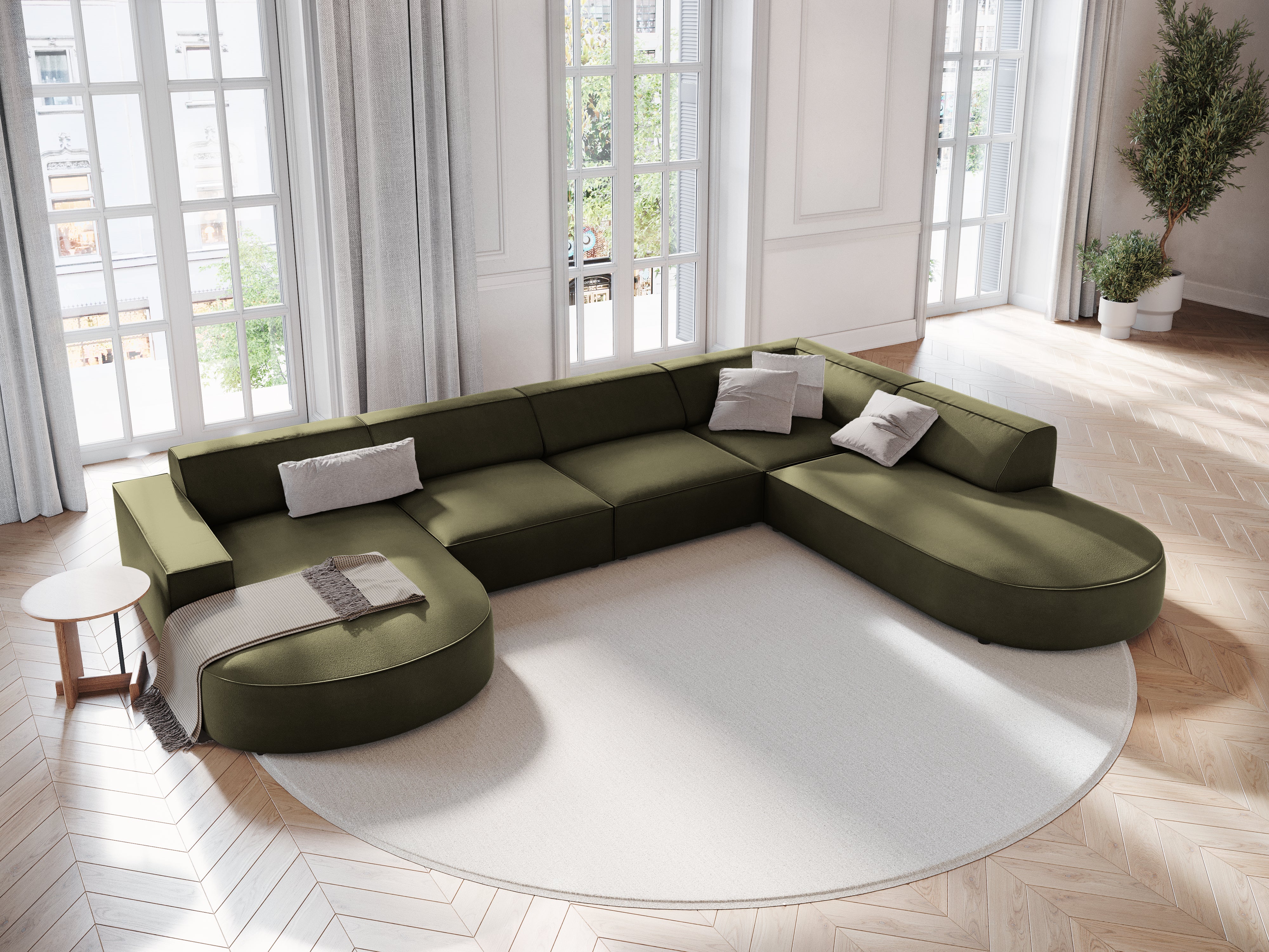 Komplet Jodie 364x262cm, Material: Žamet