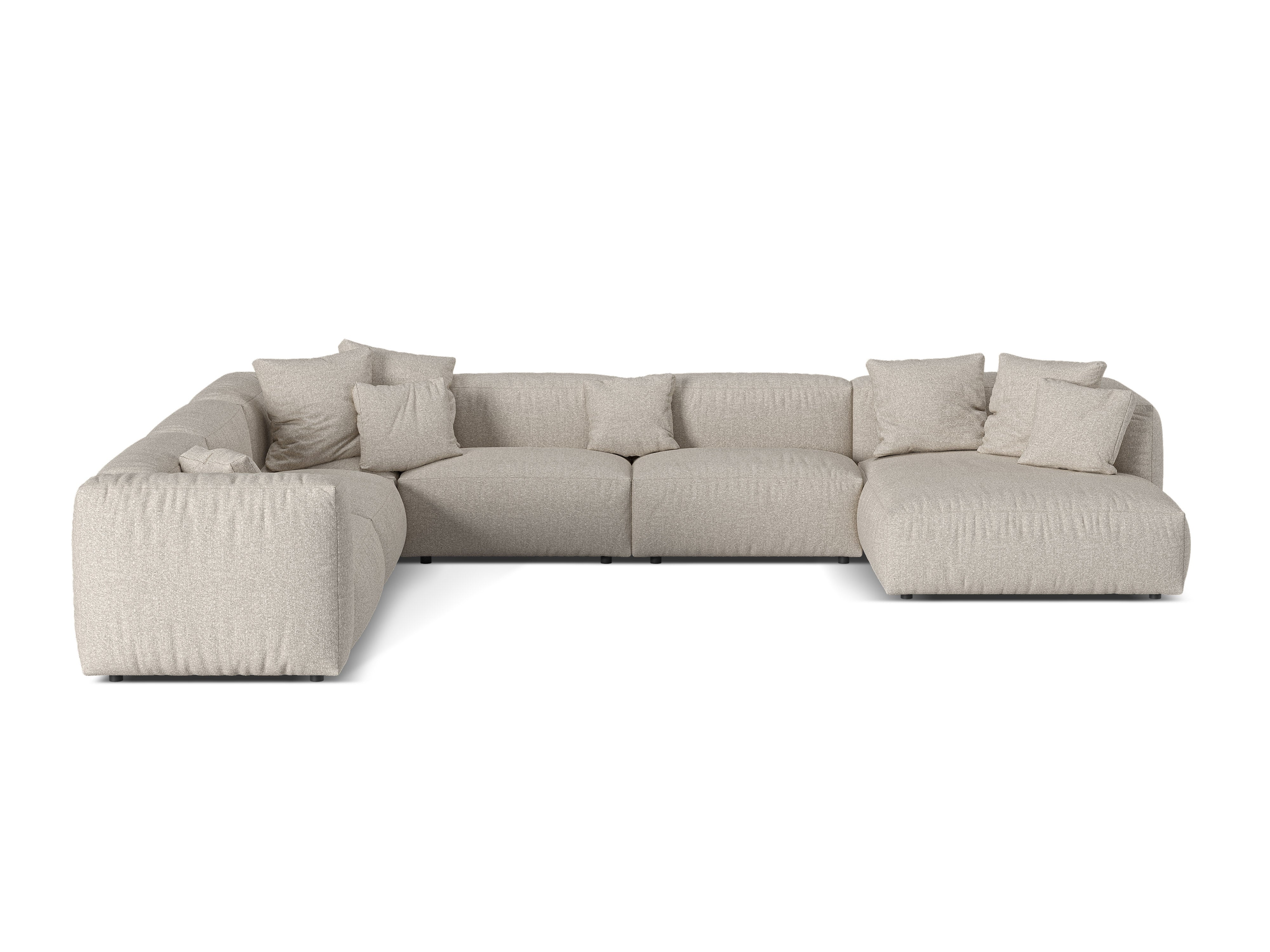 Kotna garnitura Martina, 404x312cm, Material: Boucle