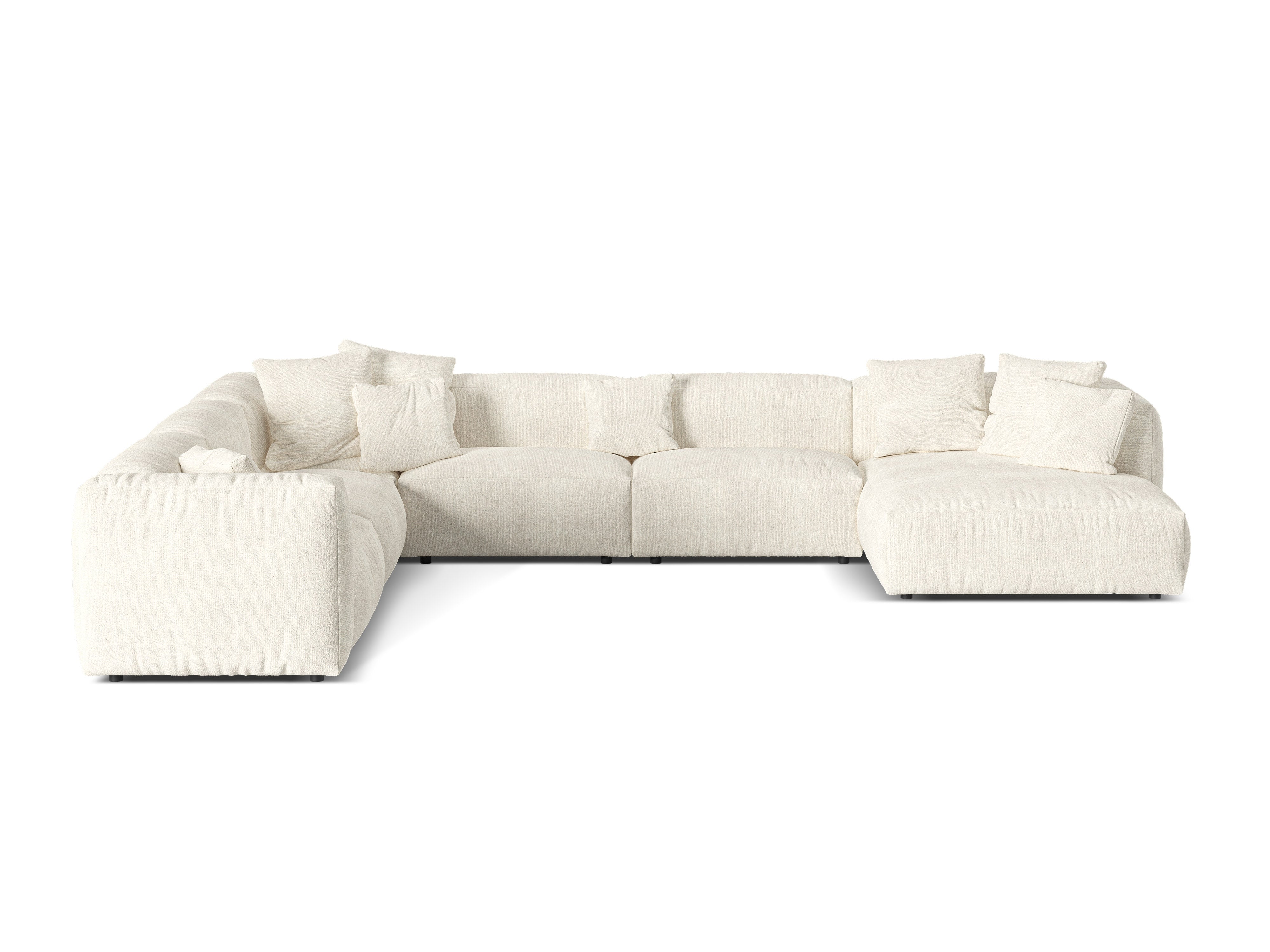 Kotna garnitura Martina, 404x312cm, Material: Boucle