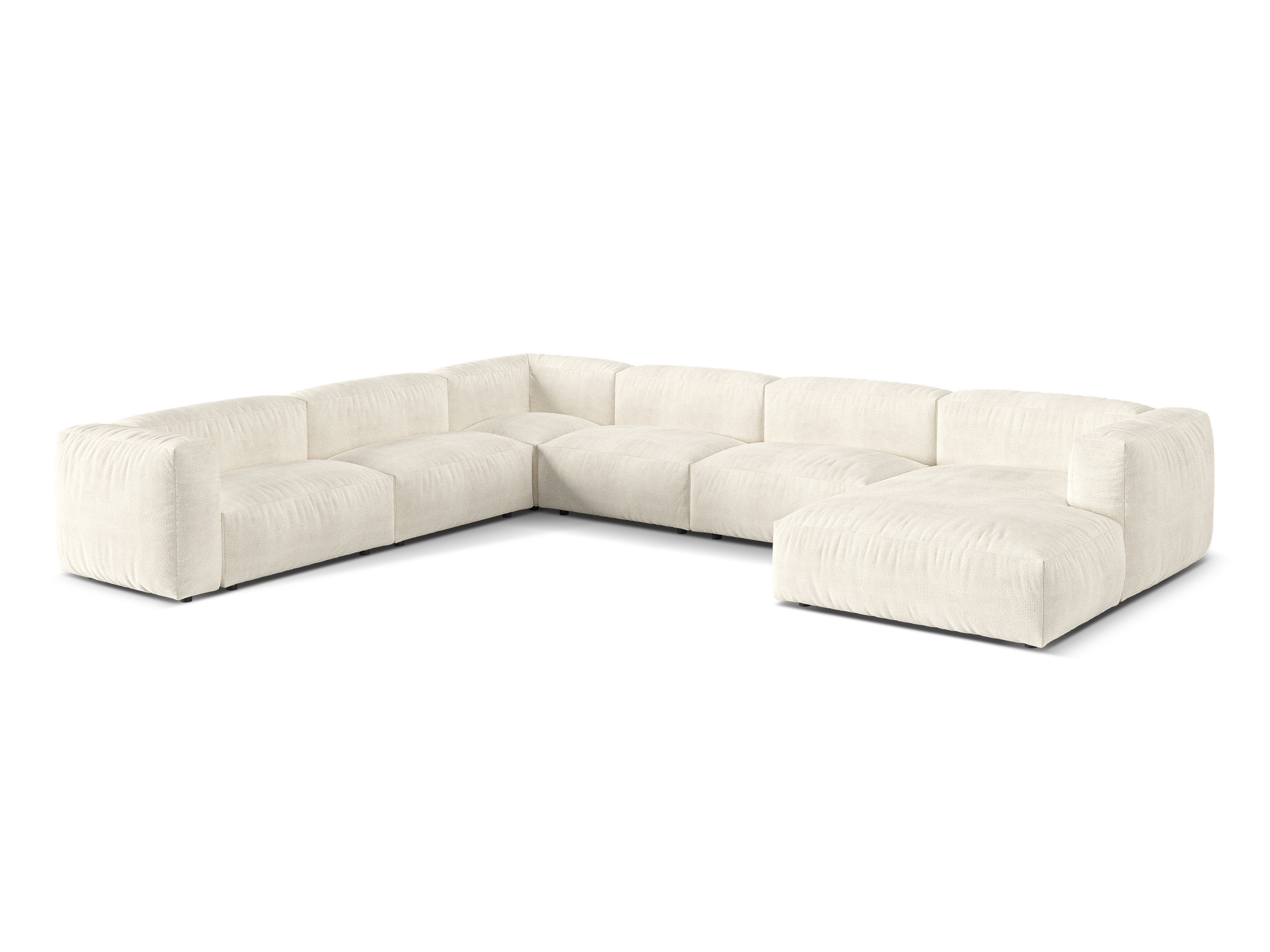 Kotna garnitura Martina, 404x312cm, Material: Boucle