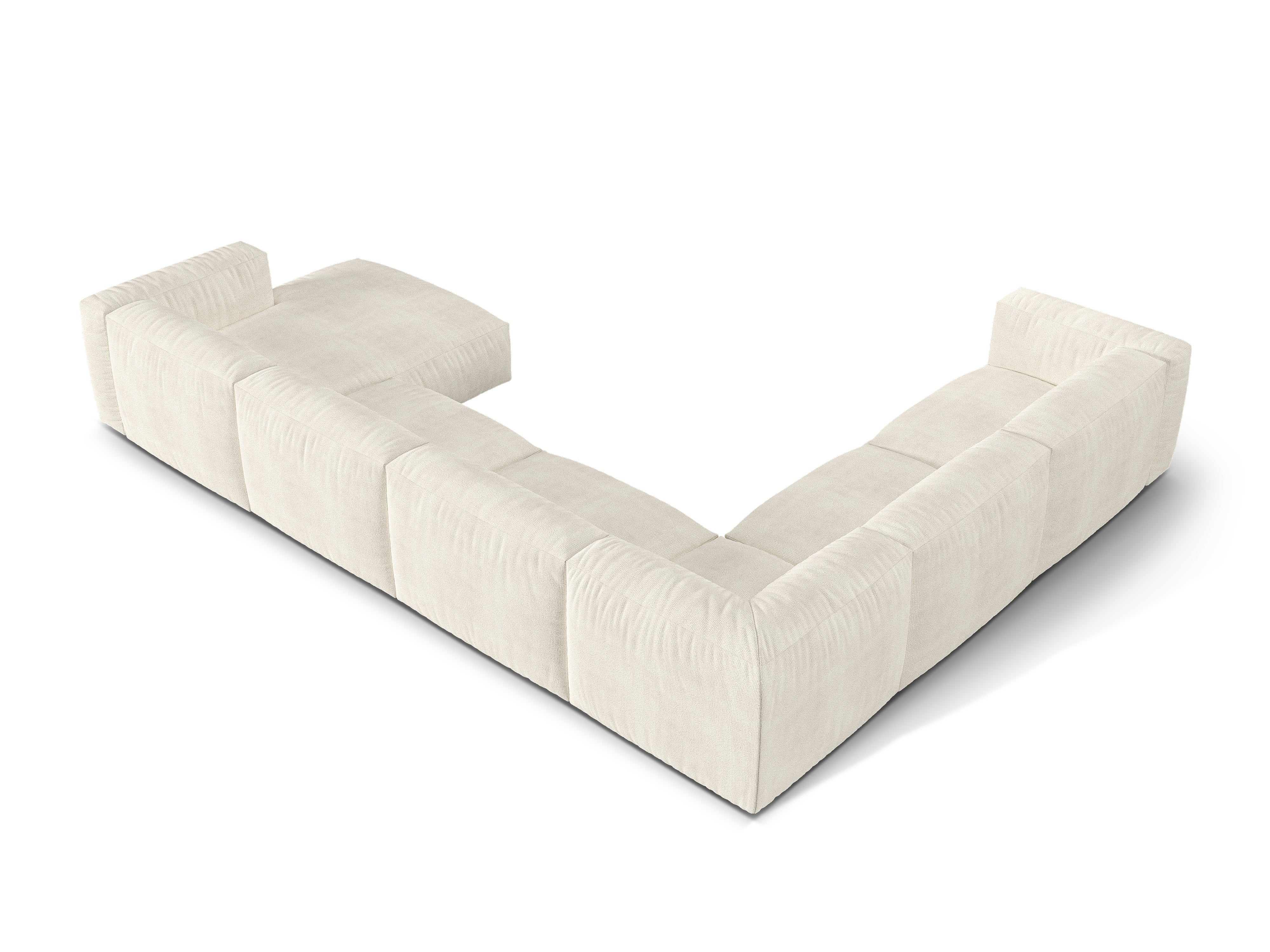 Kotna garnitura Martina, 404x312cm, Material: Boucle