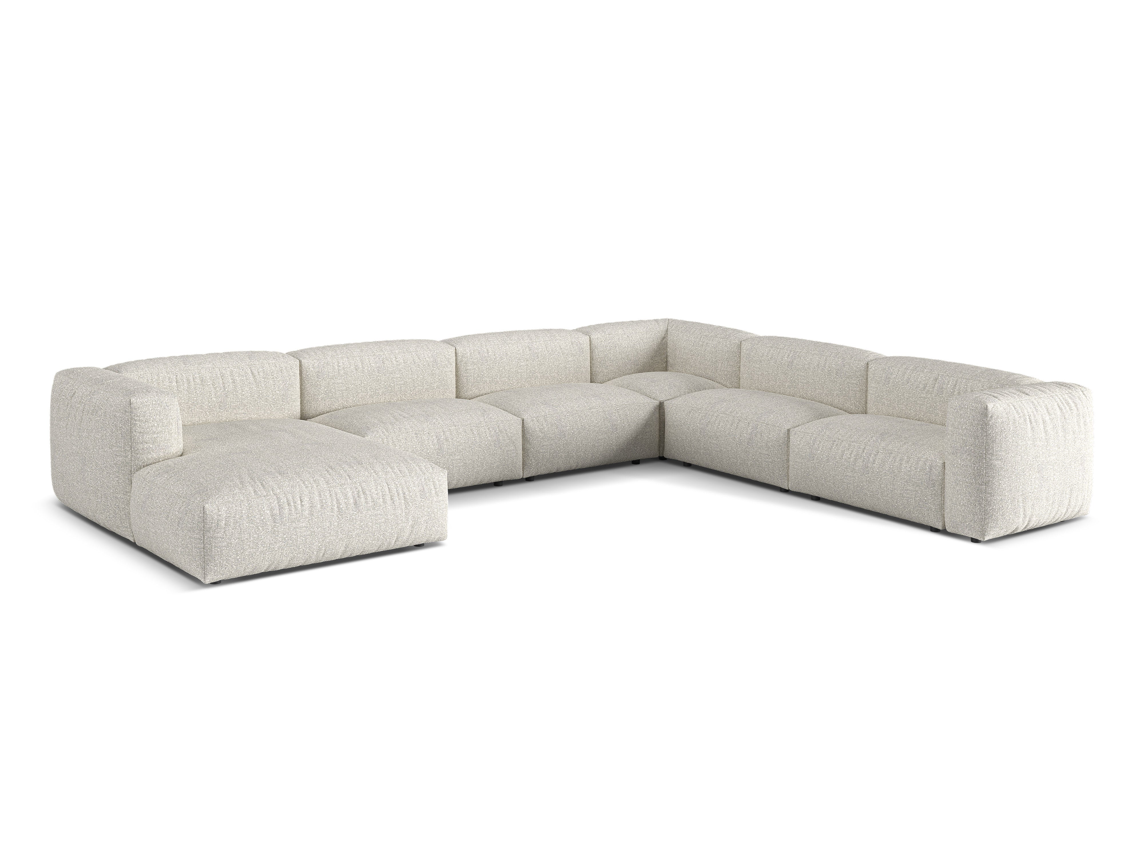 Kotna garnitura Martina, 404x312cm, Material: Boucle