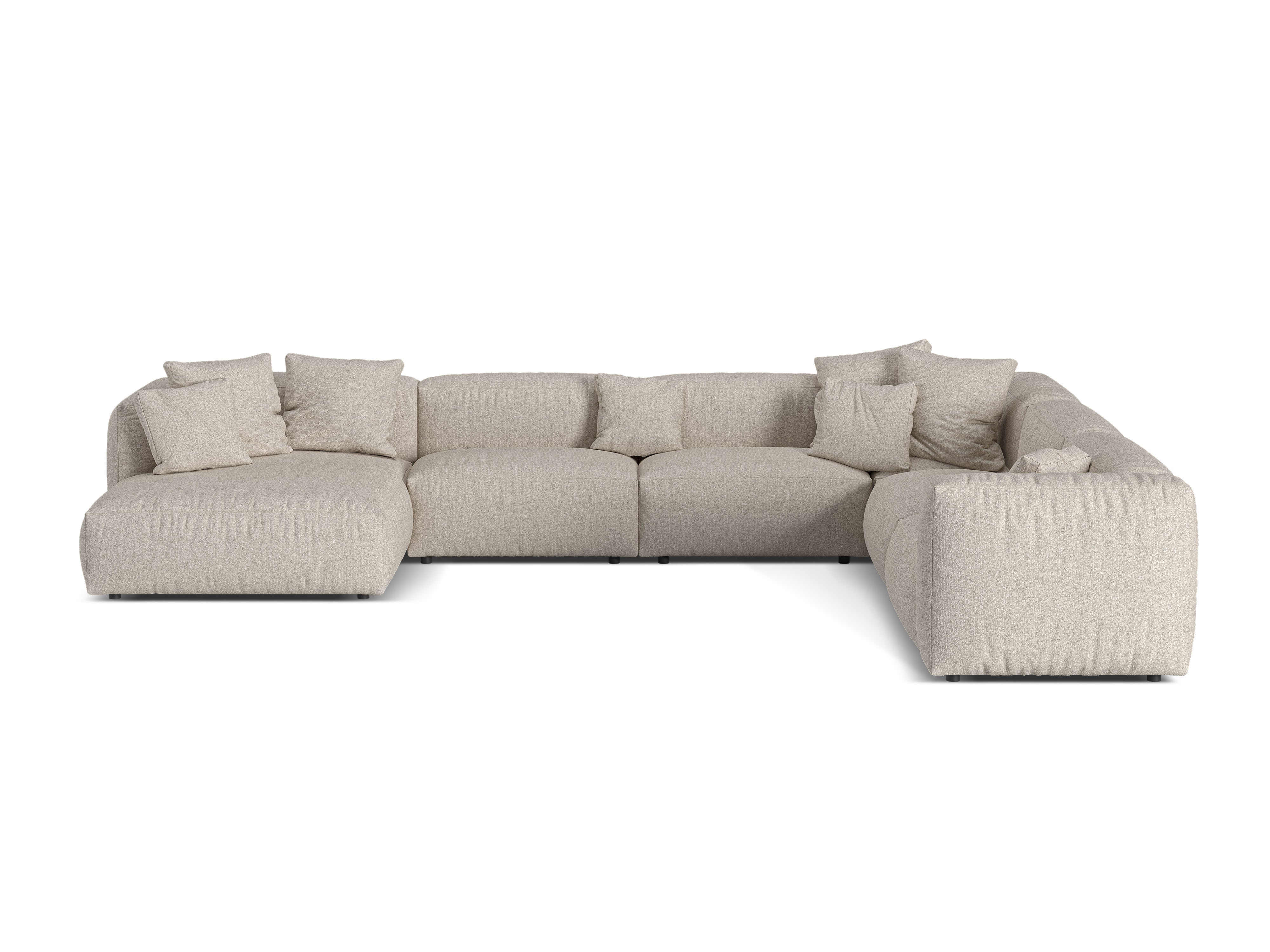 Kotna garnitura Martina, 404x312cm, Material: Boucle