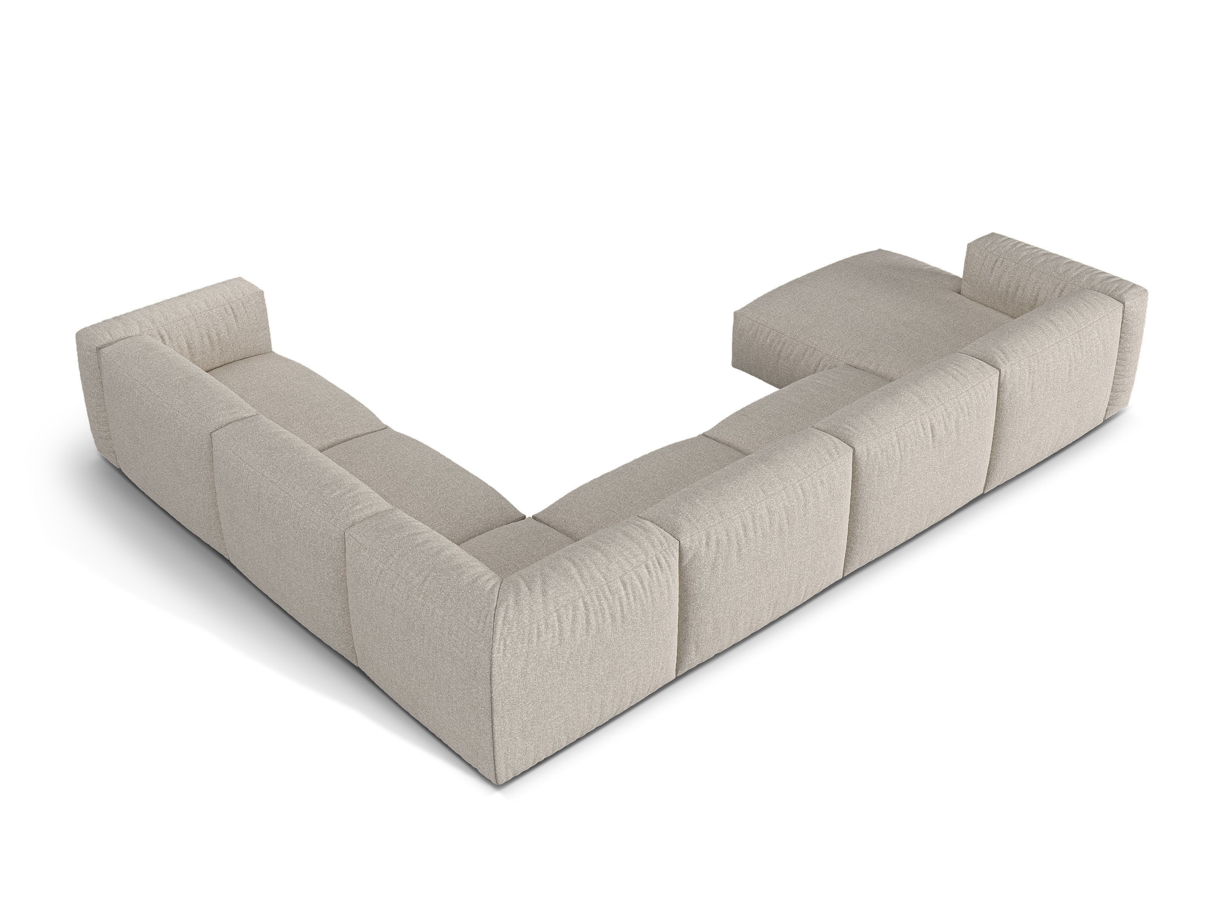 Kotna garnitura Martina, 404x312cm, Material: Boucle