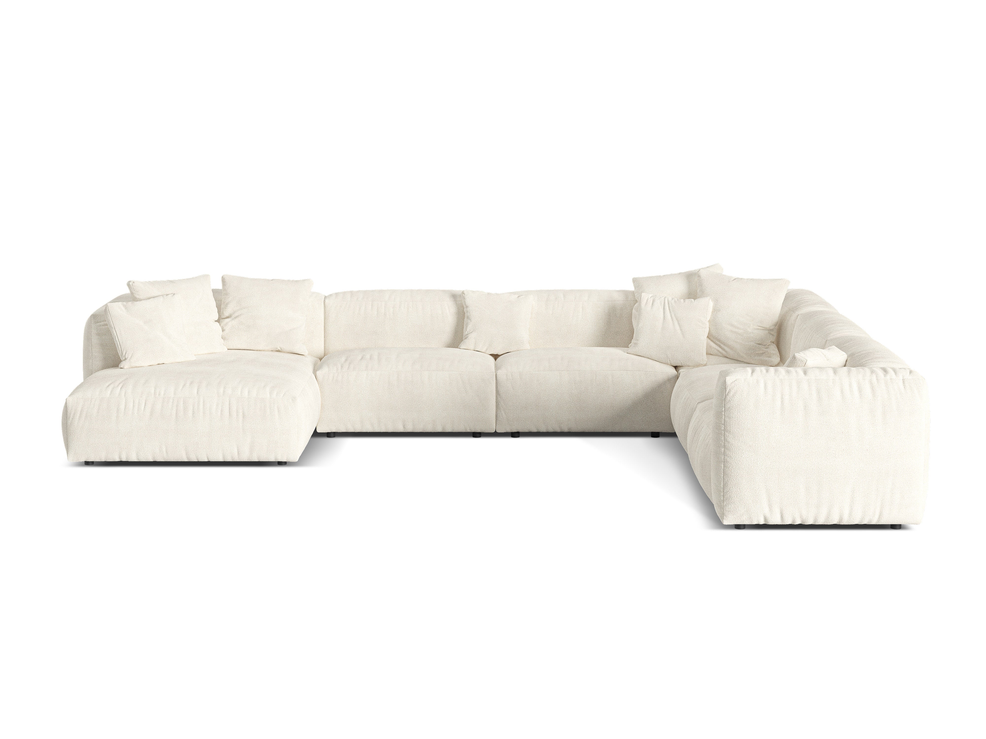 Kotna garnitura Martina, 404x312cm, Material: Boucle