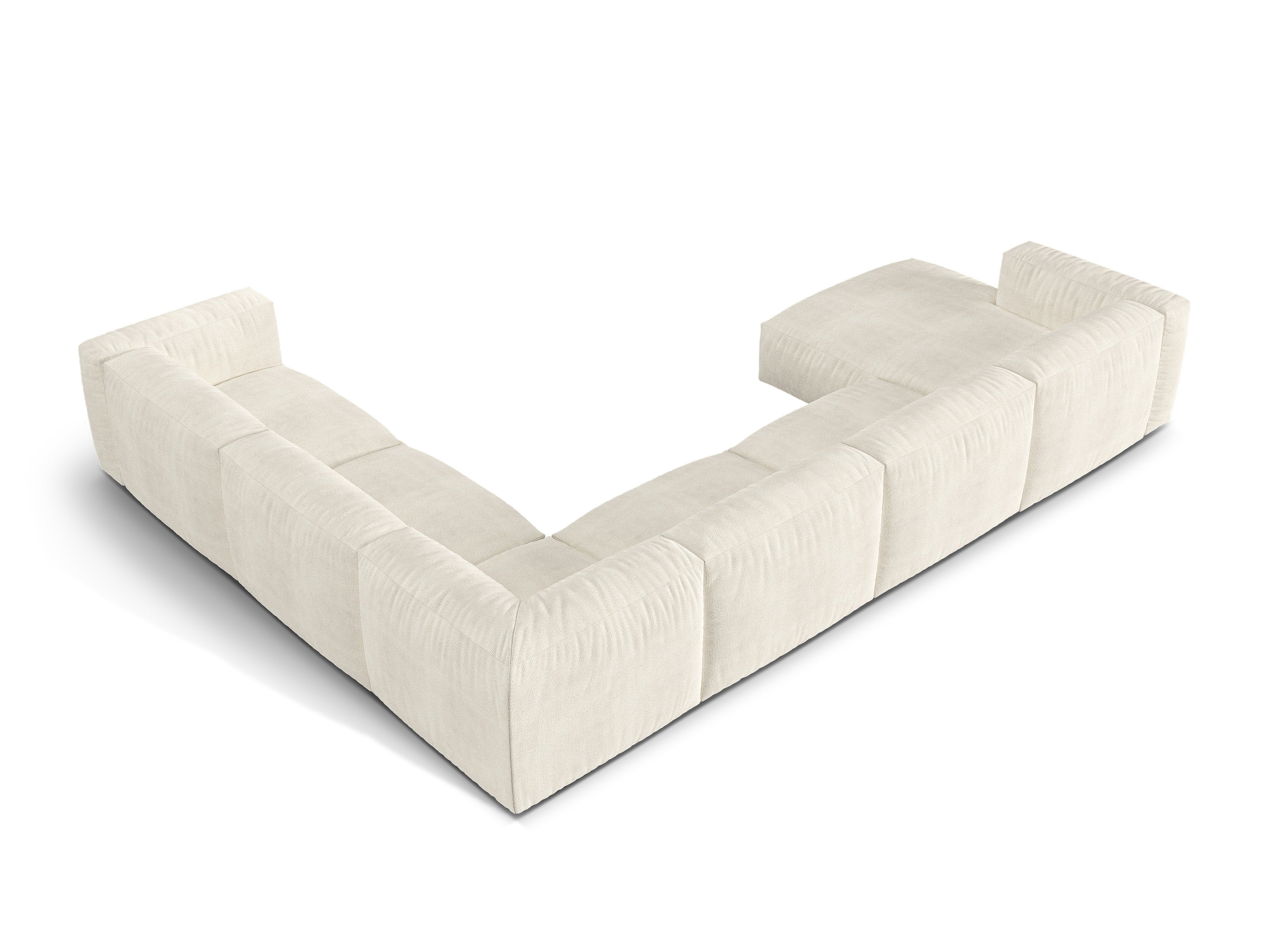 Kotna garnitura Martina, 404x312cm, Material: Boucle