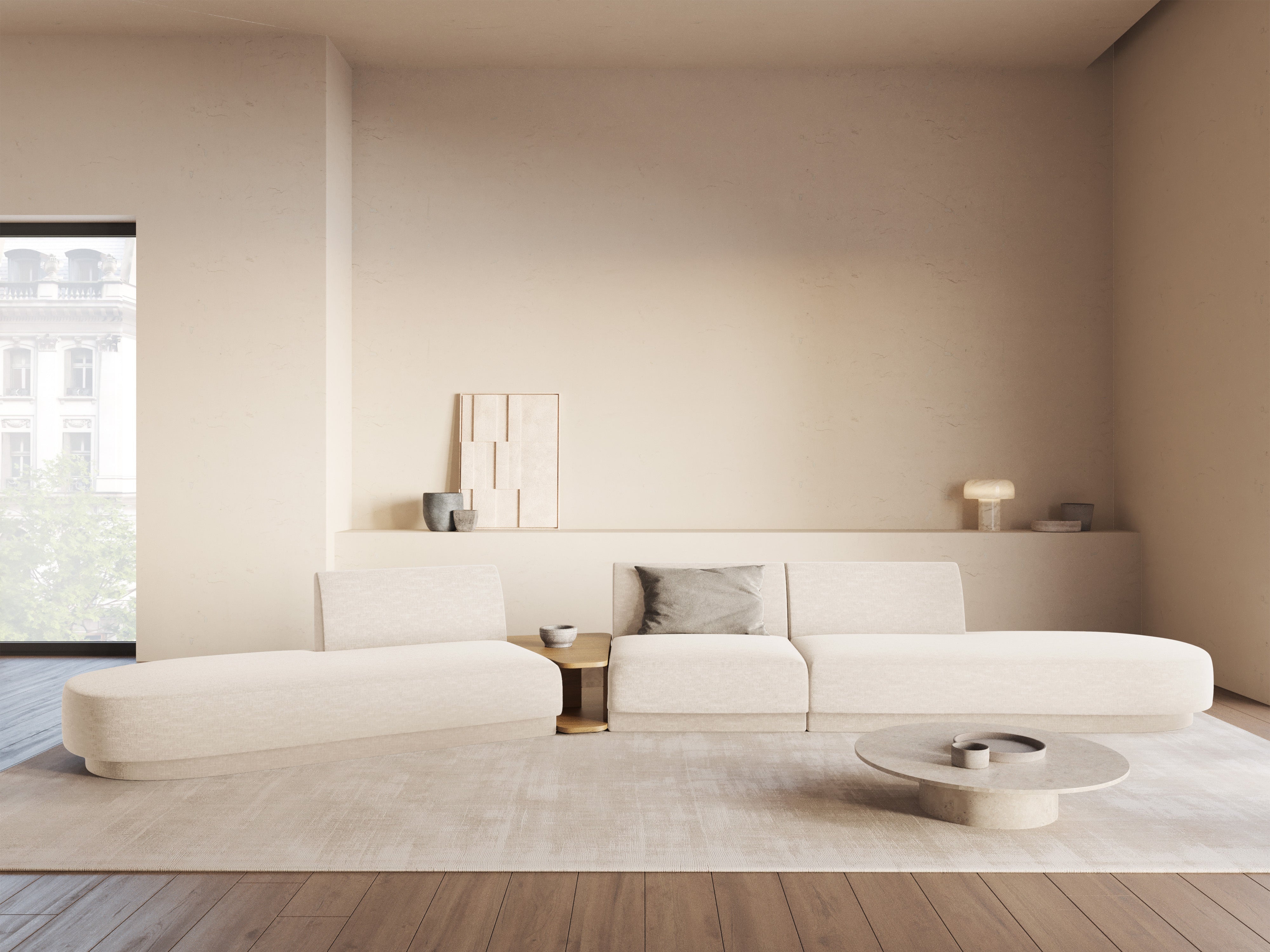 Kavč Miley 430x154cm, Material: Chenille Eden