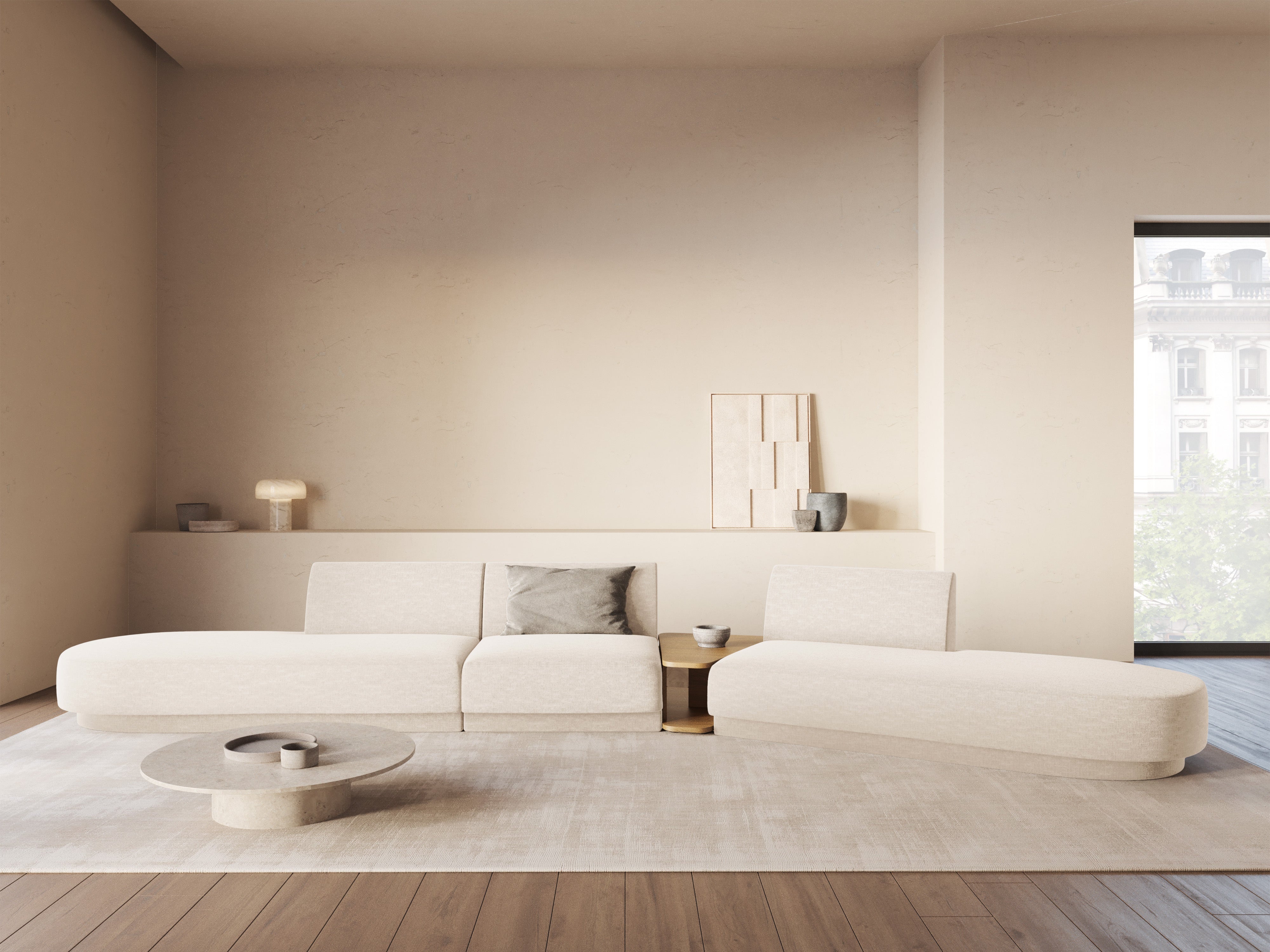 Kavč Miley 430x154cm, Material: Chenille Eden