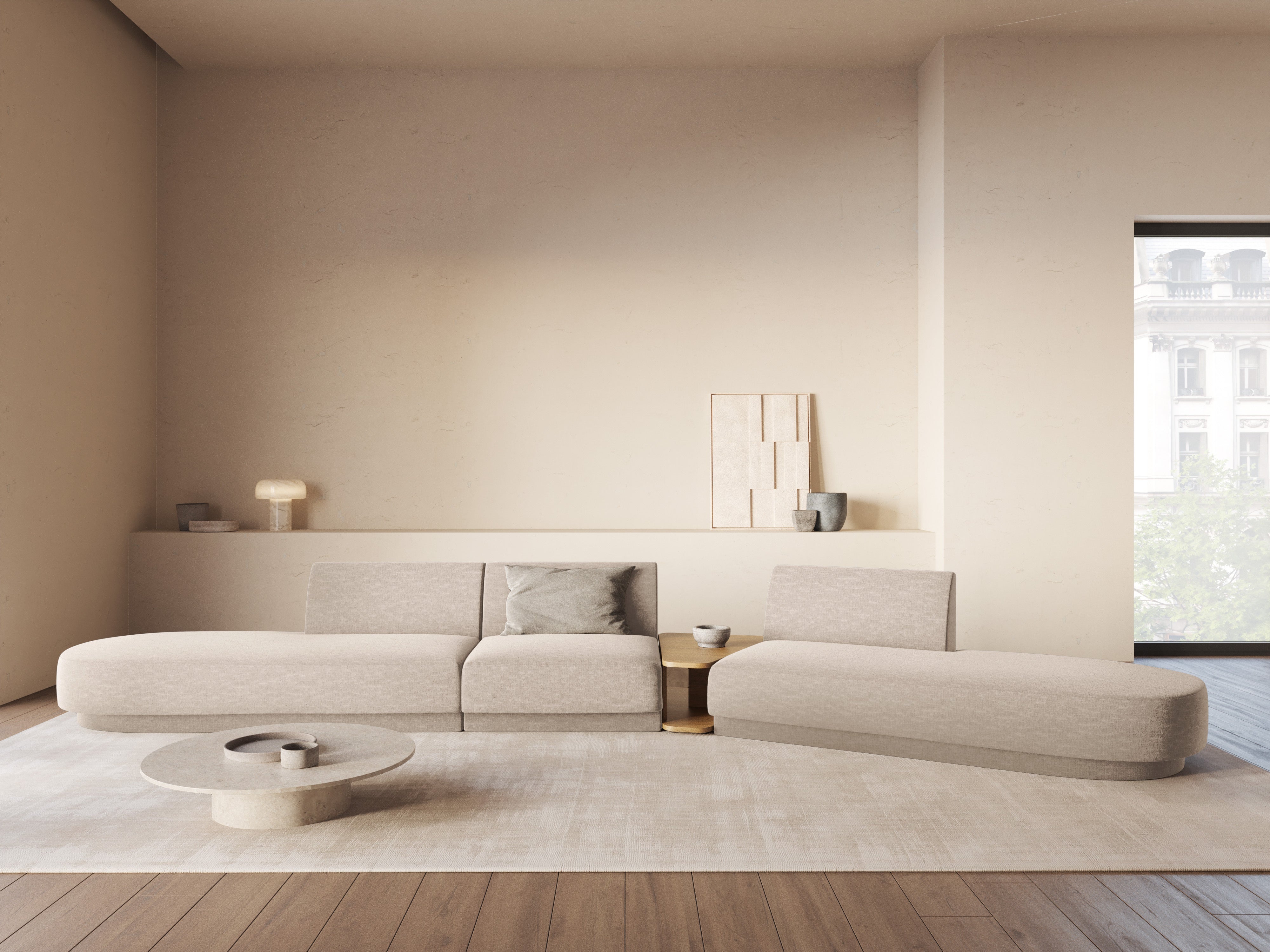 Kavč Miley 430x154cm, Material: Chenille Eden