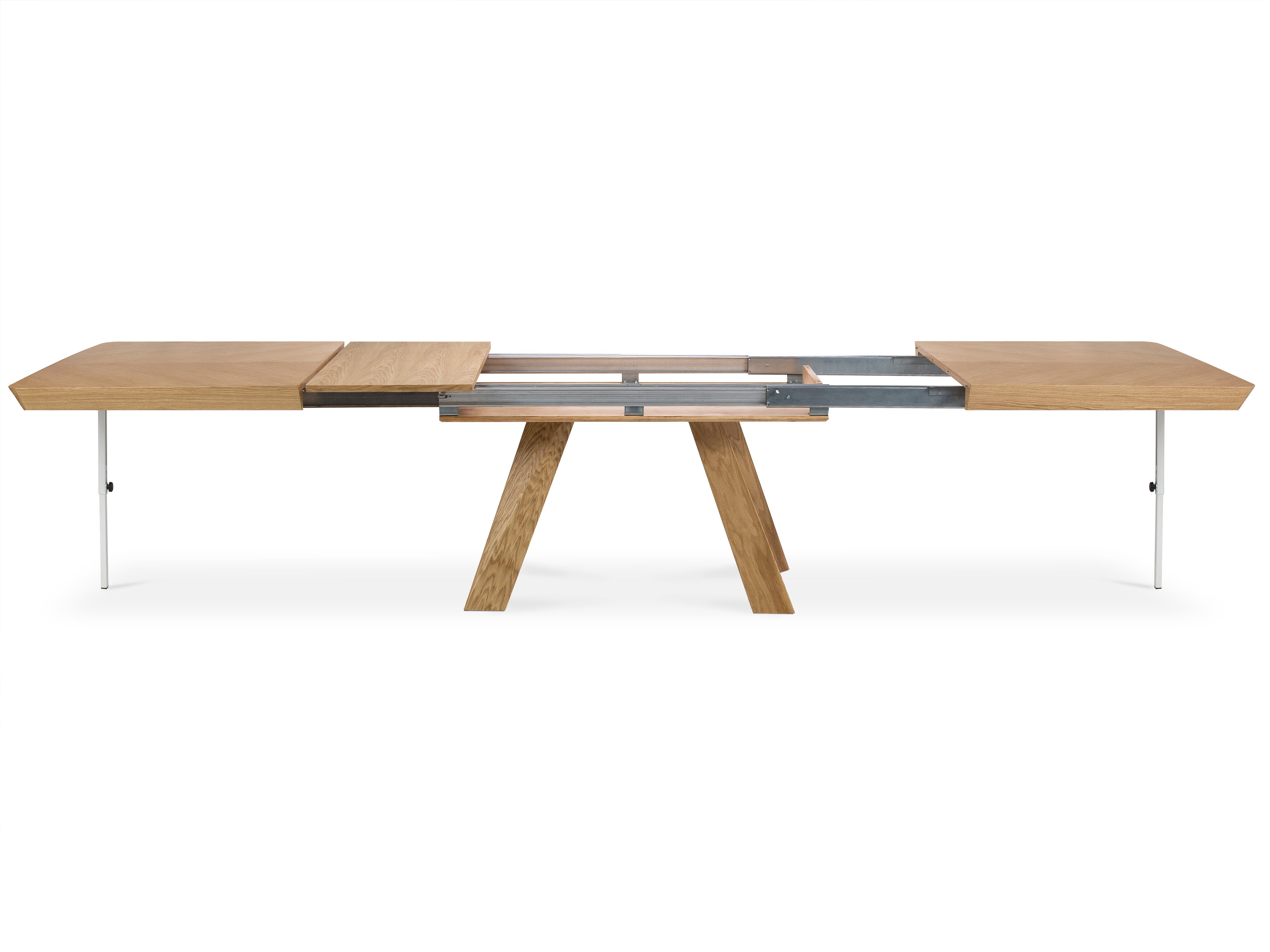 Raztegljiva jedilna miza Sally, 180/380x100x76cm, Material: Les