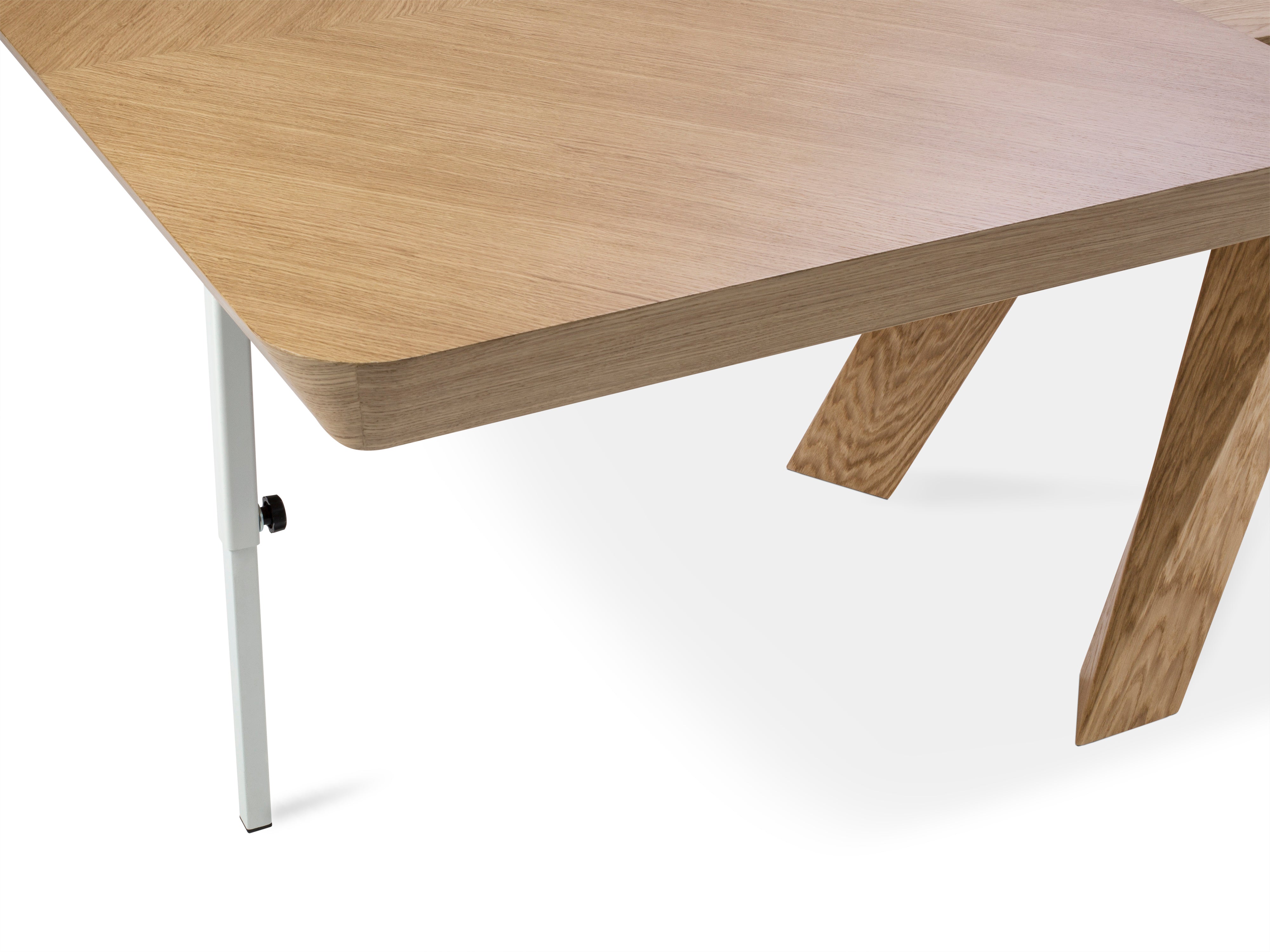 Raztegljiva jedilna miza Sally, 180/380x100x76cm, Material: Les