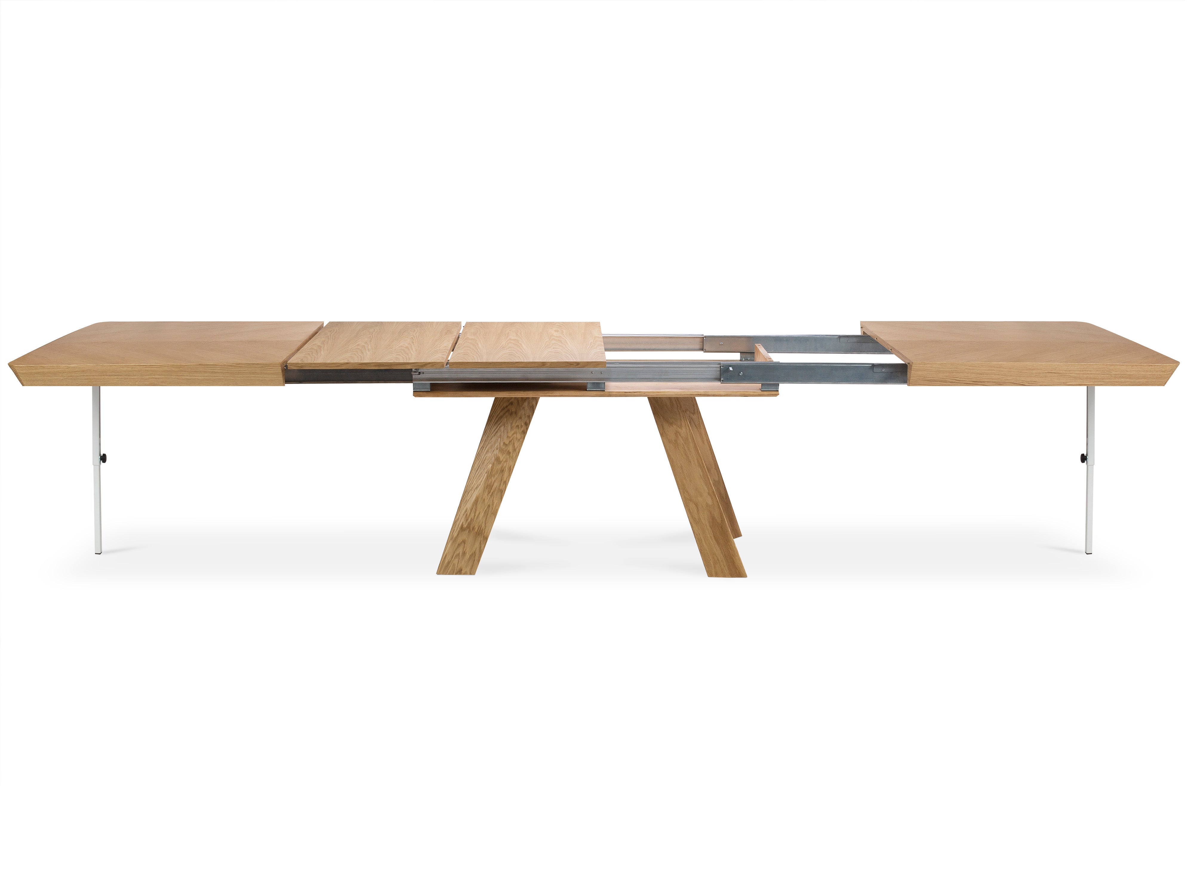 Raztegljiva jedilna miza Sally, 180/380x100x76cm, Material: Les