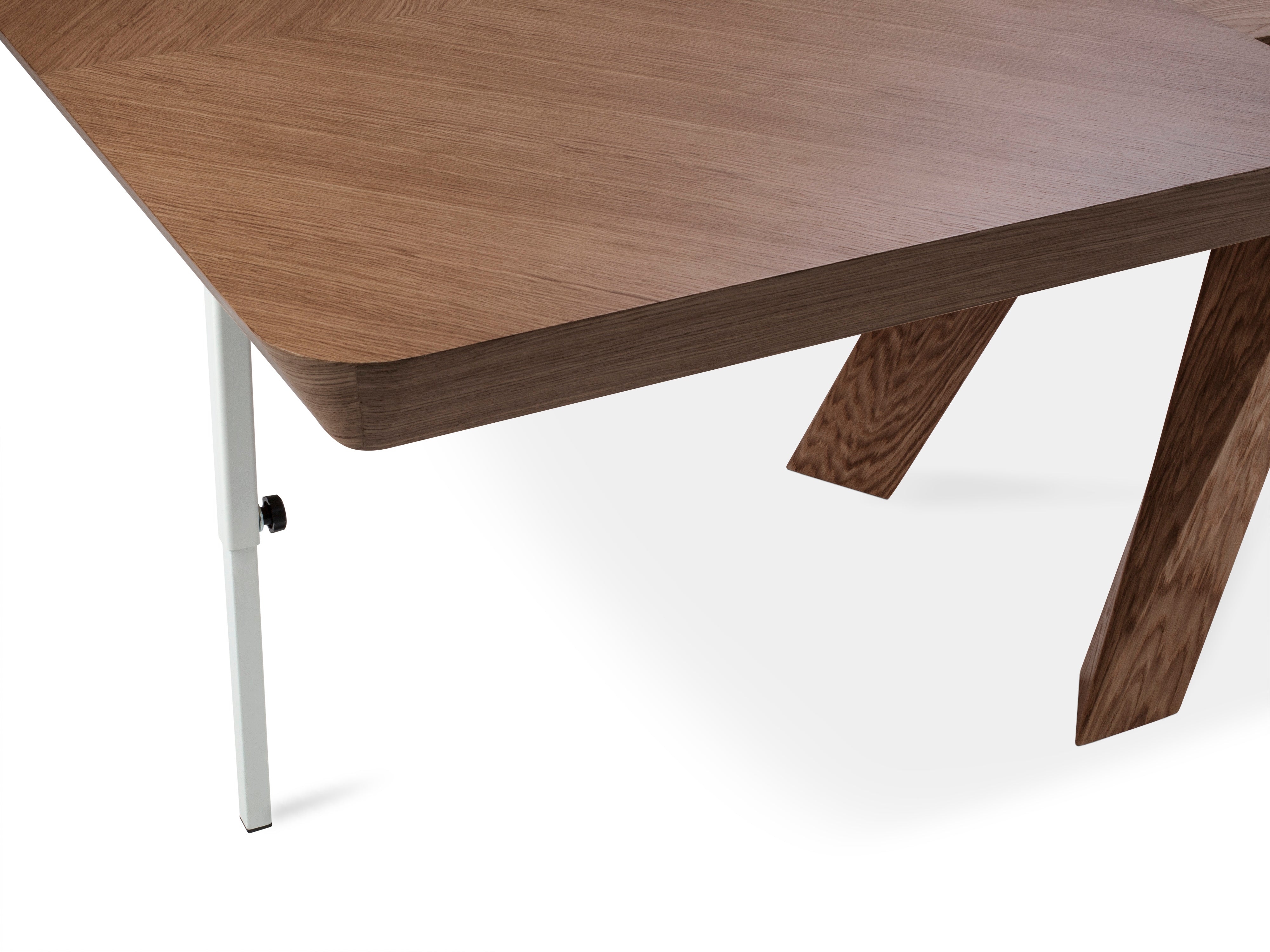 Raztegljiva jedilna miza Sally, 180/380x100x76cm, Material: Les