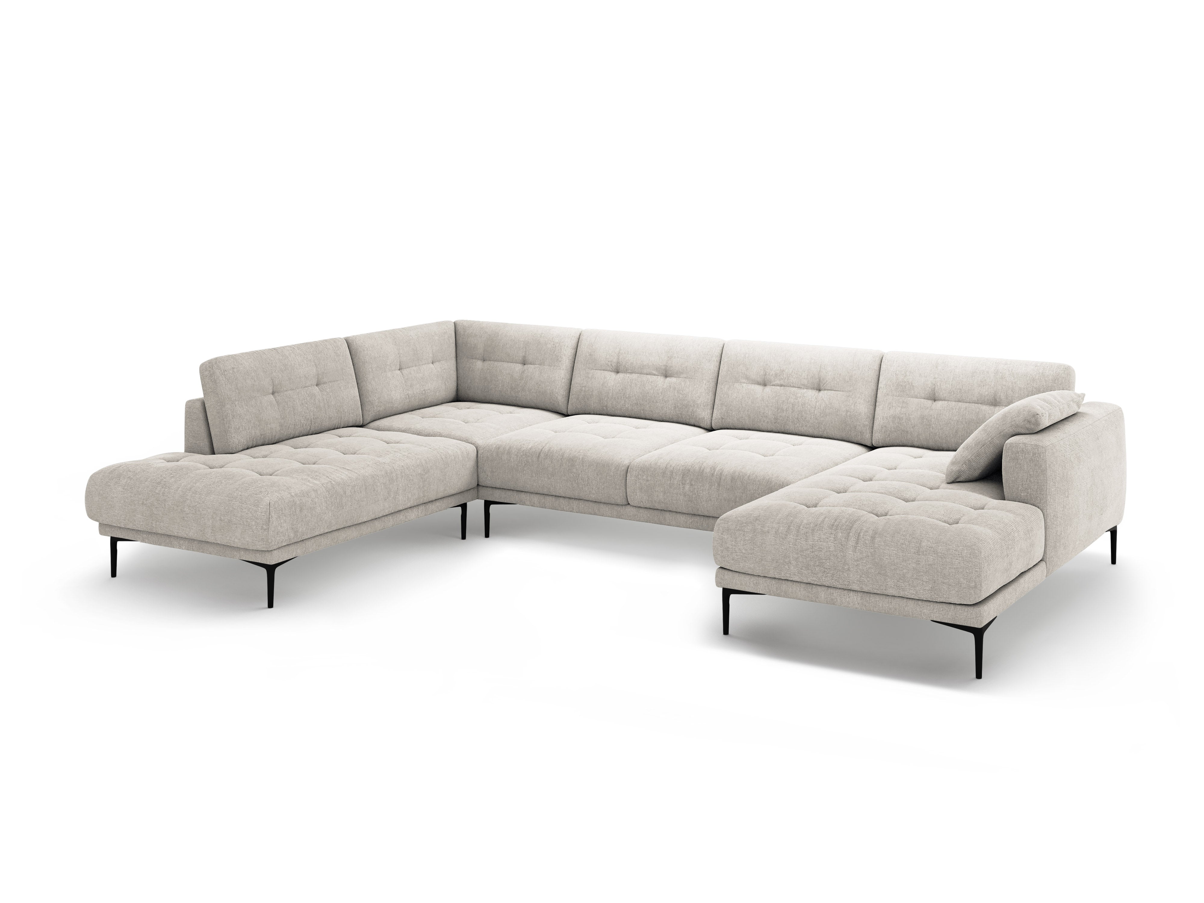 Kotna garnitura Bemy, 373x240cm, Material: Strukturirana tkanina