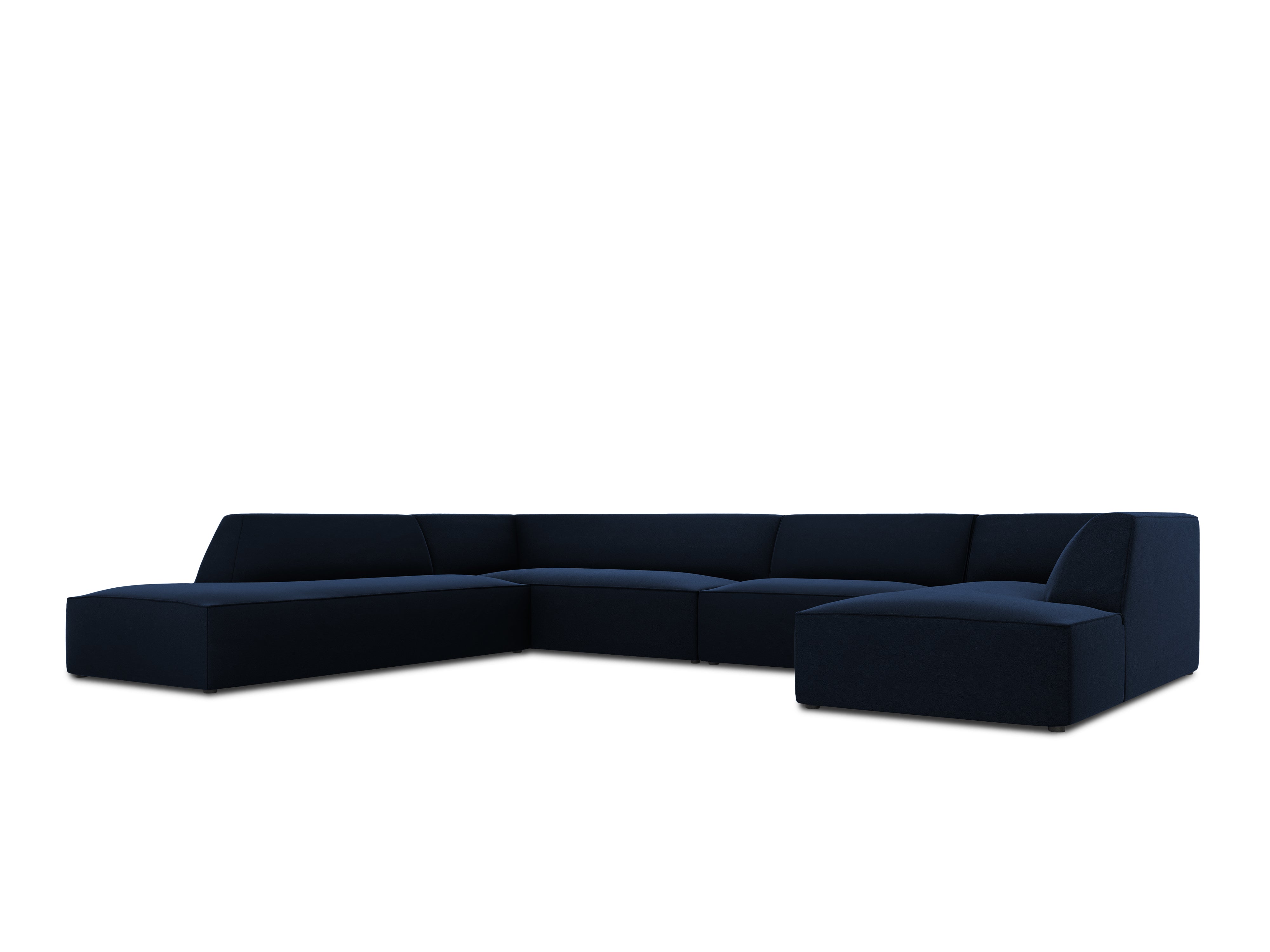 Kotna sedežna garnitura Ruby, 7 sedežev, 366x273cm, Material: Žamet
