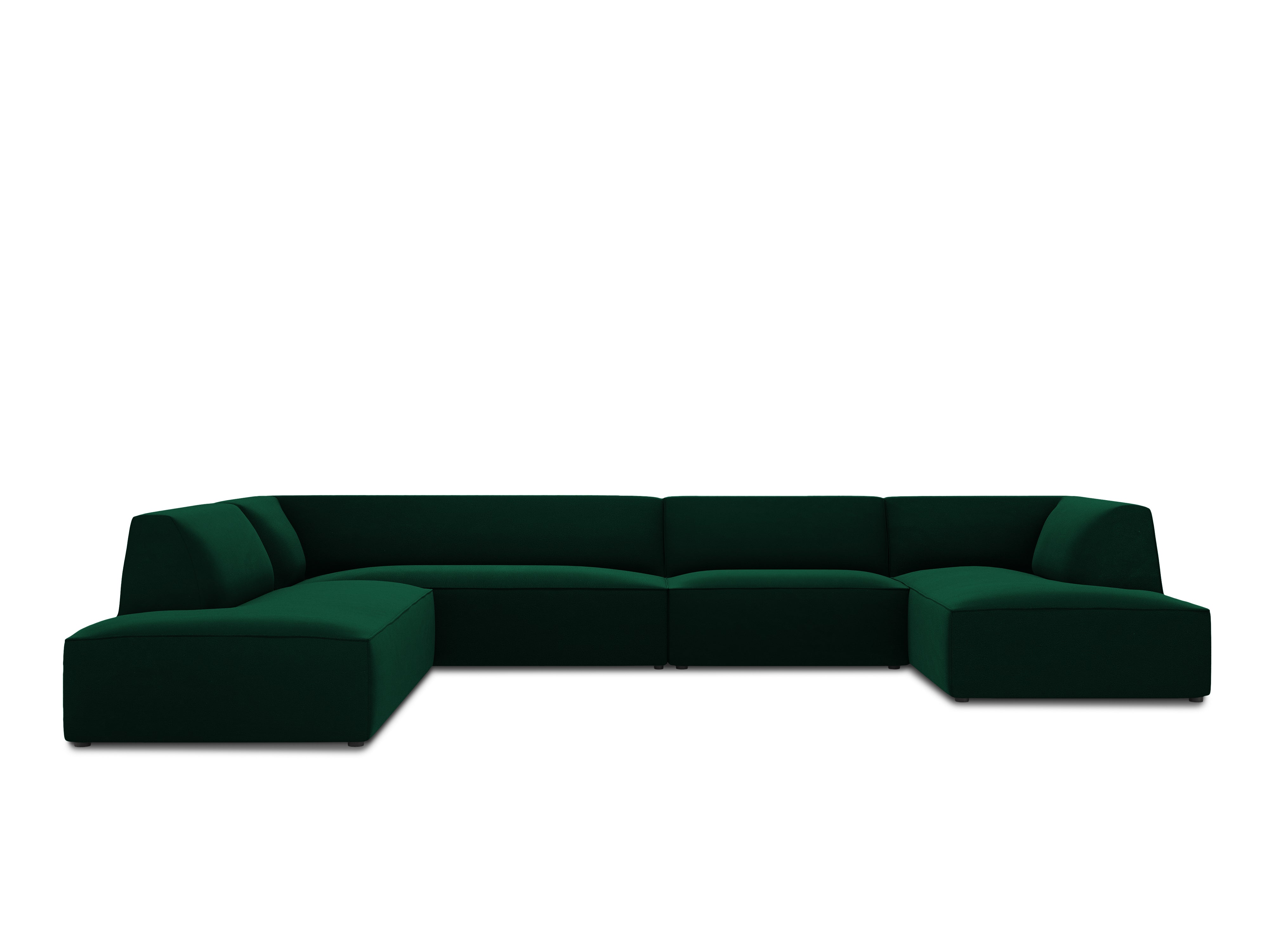 Kotna sedežna garnitura Ruby, 7 sedežev, 366x273cm, Material: Žamet