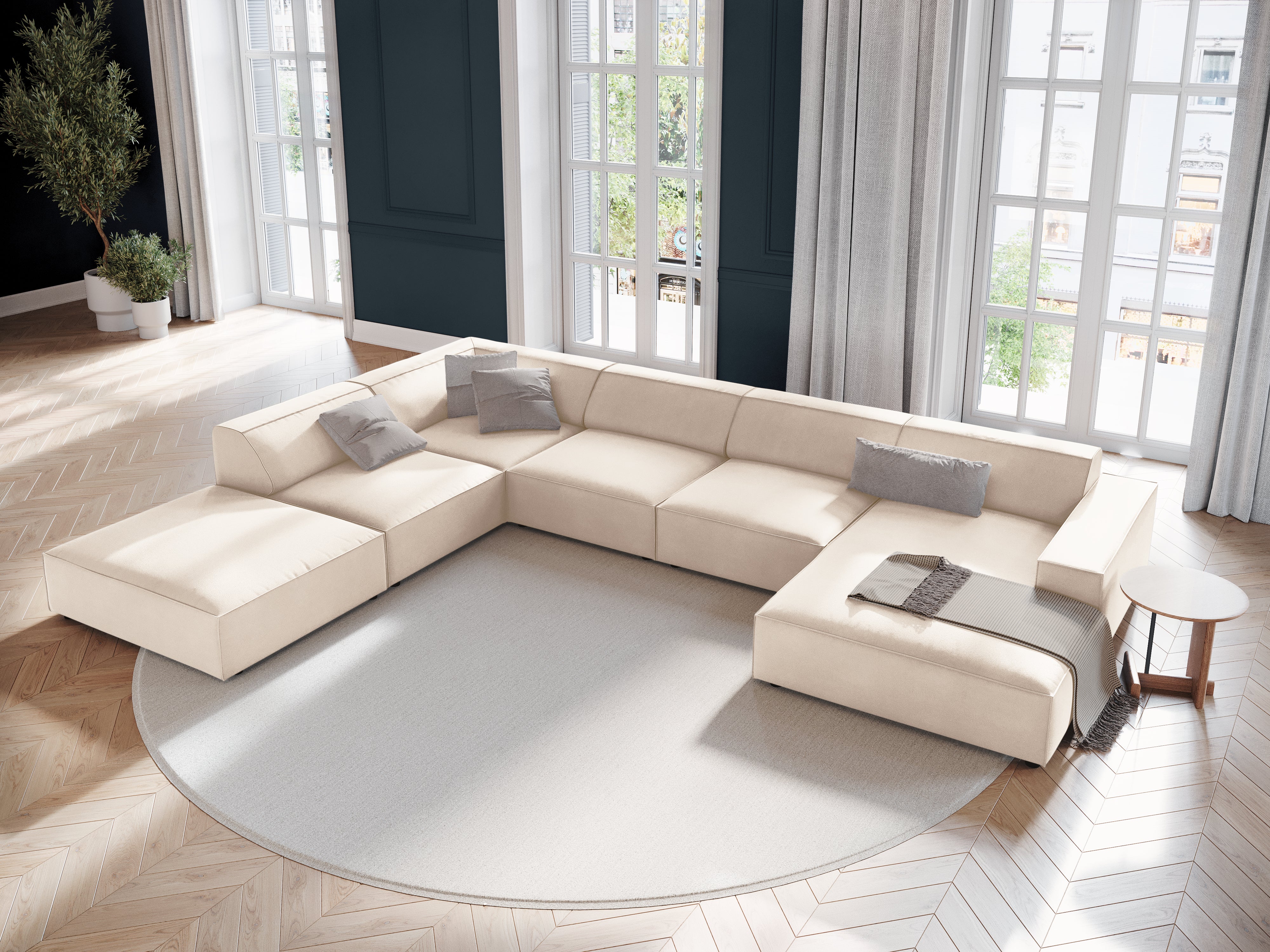 Komplet Jodie 364x262cm, Material: Žamet