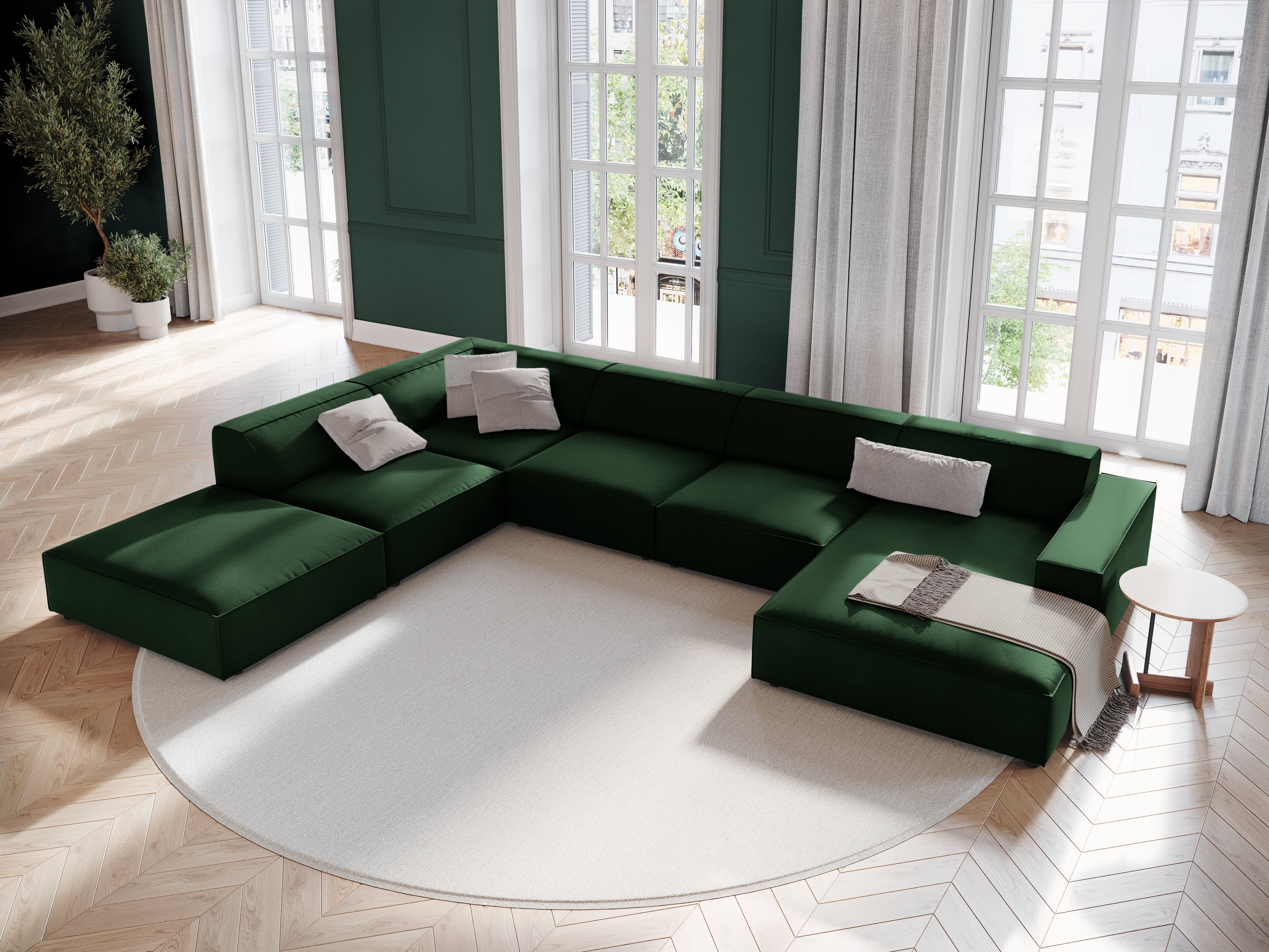 Komplet Jodie 364x262cm, Material: Žamet