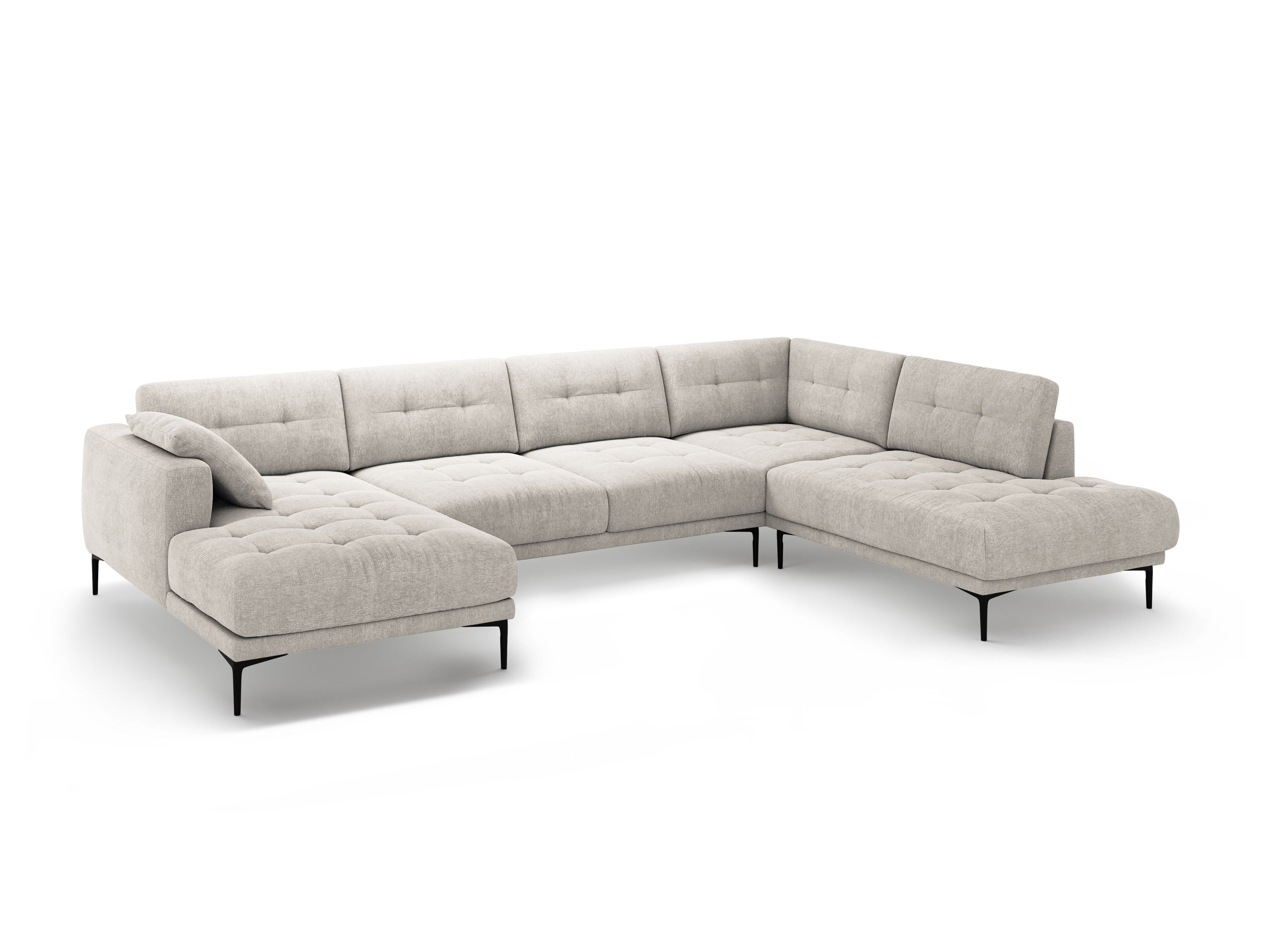 Kotna garnitura Bemy, 373x240cm, Material: Strukturirana tkanina