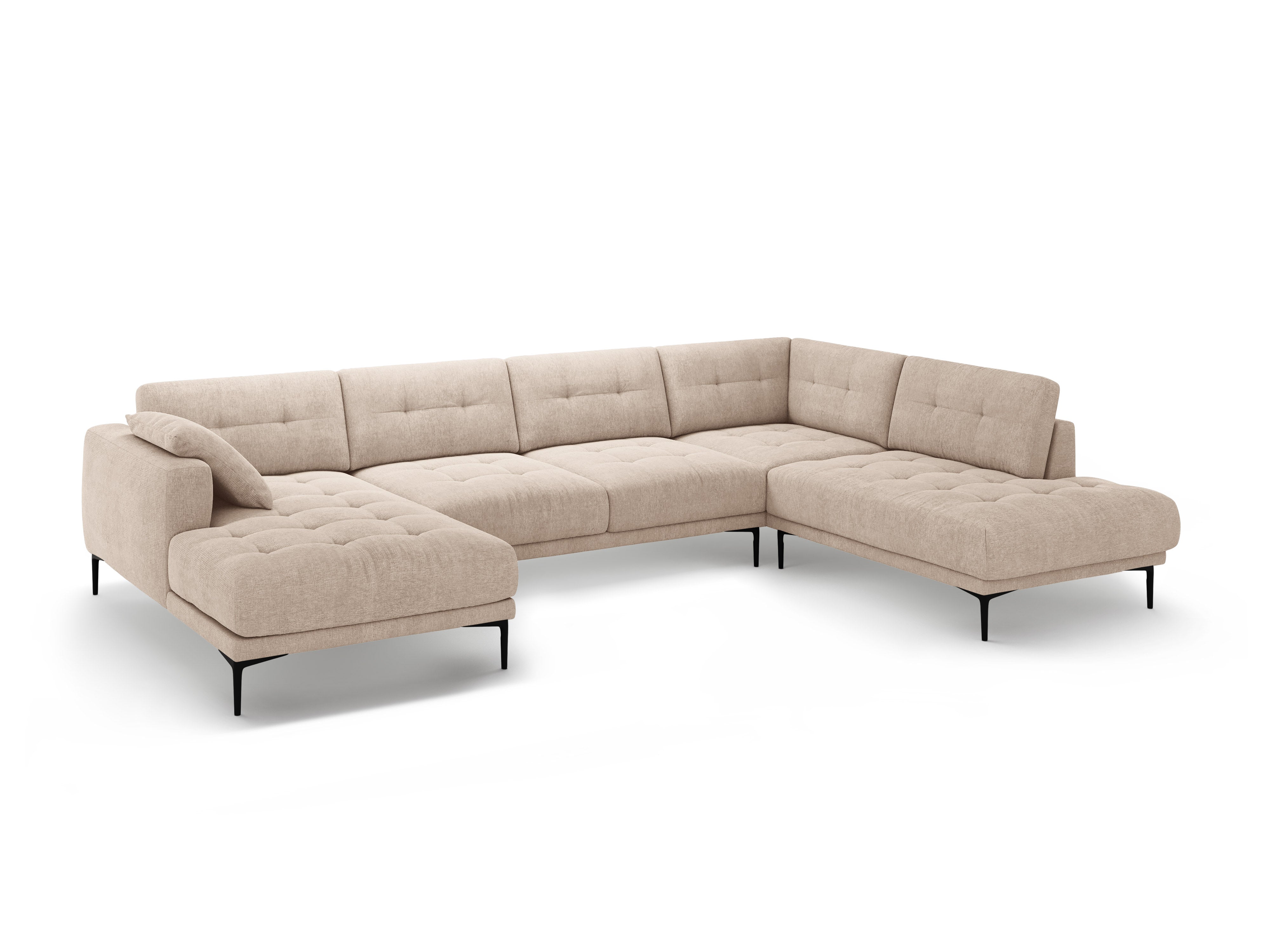 Kotna garnitura Bemy, 373x240cm, Material: Strukturirana tkanina