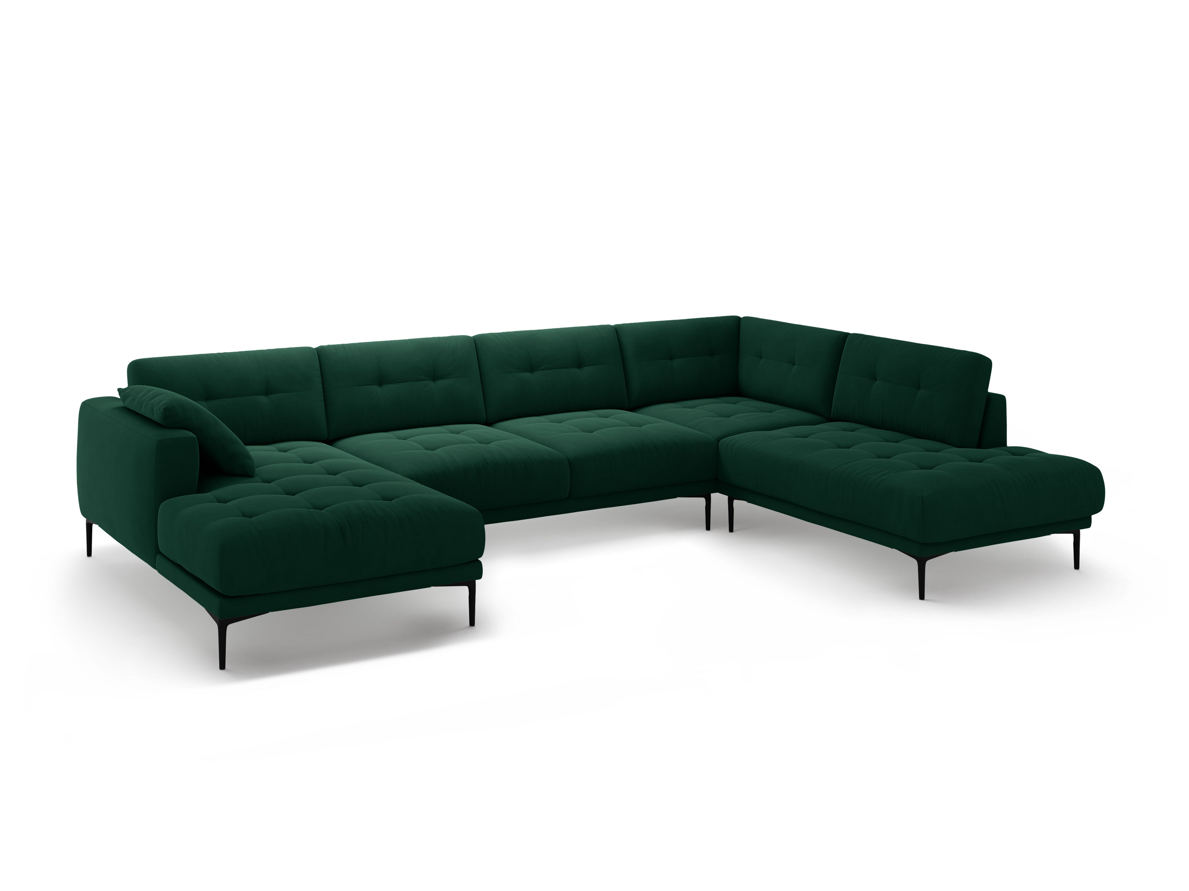 Kotna garnitura Bemy, 373x240cm, material: žamet