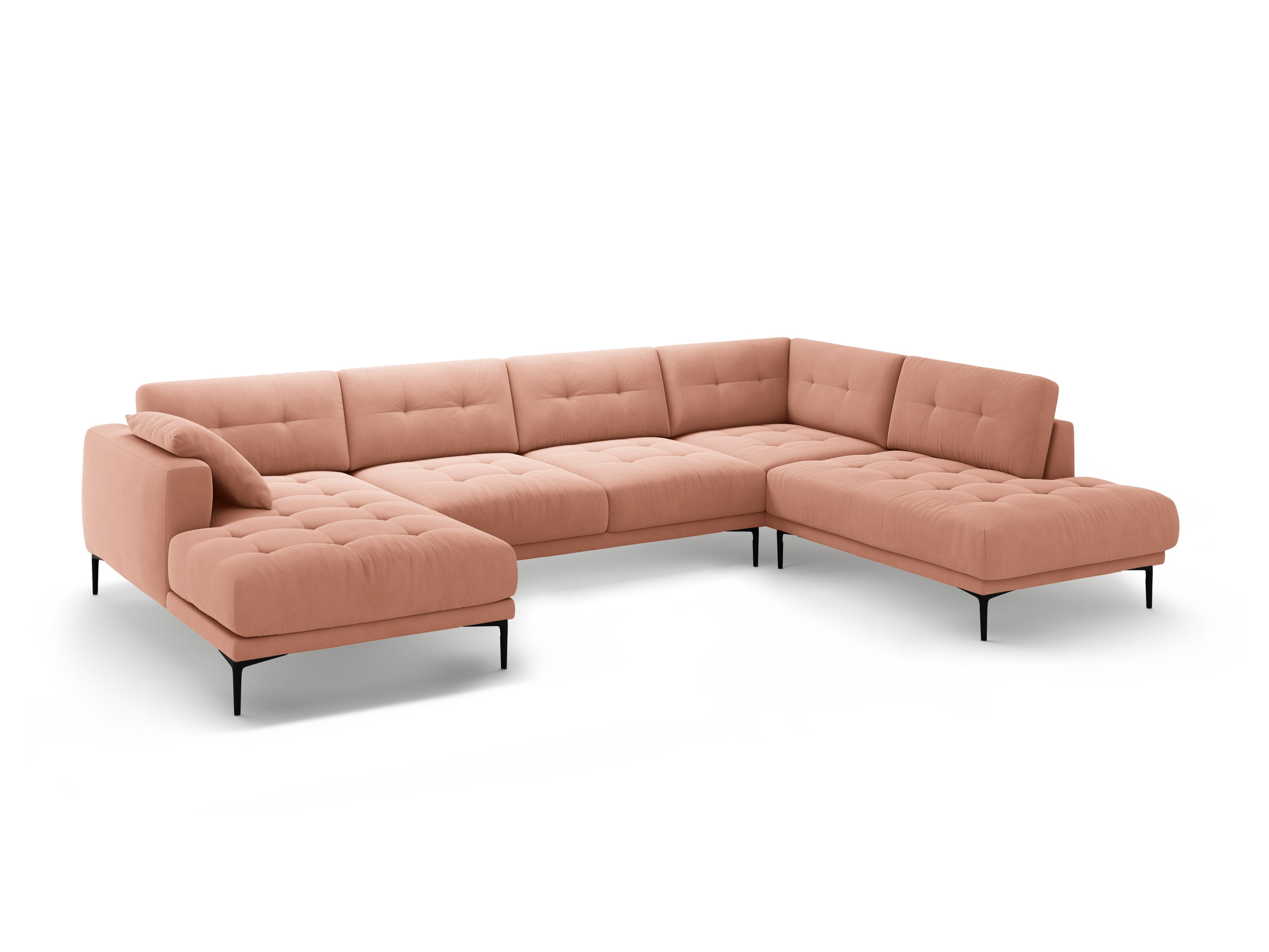 Kotna garnitura Bemy, 373x240cm, material: žamet