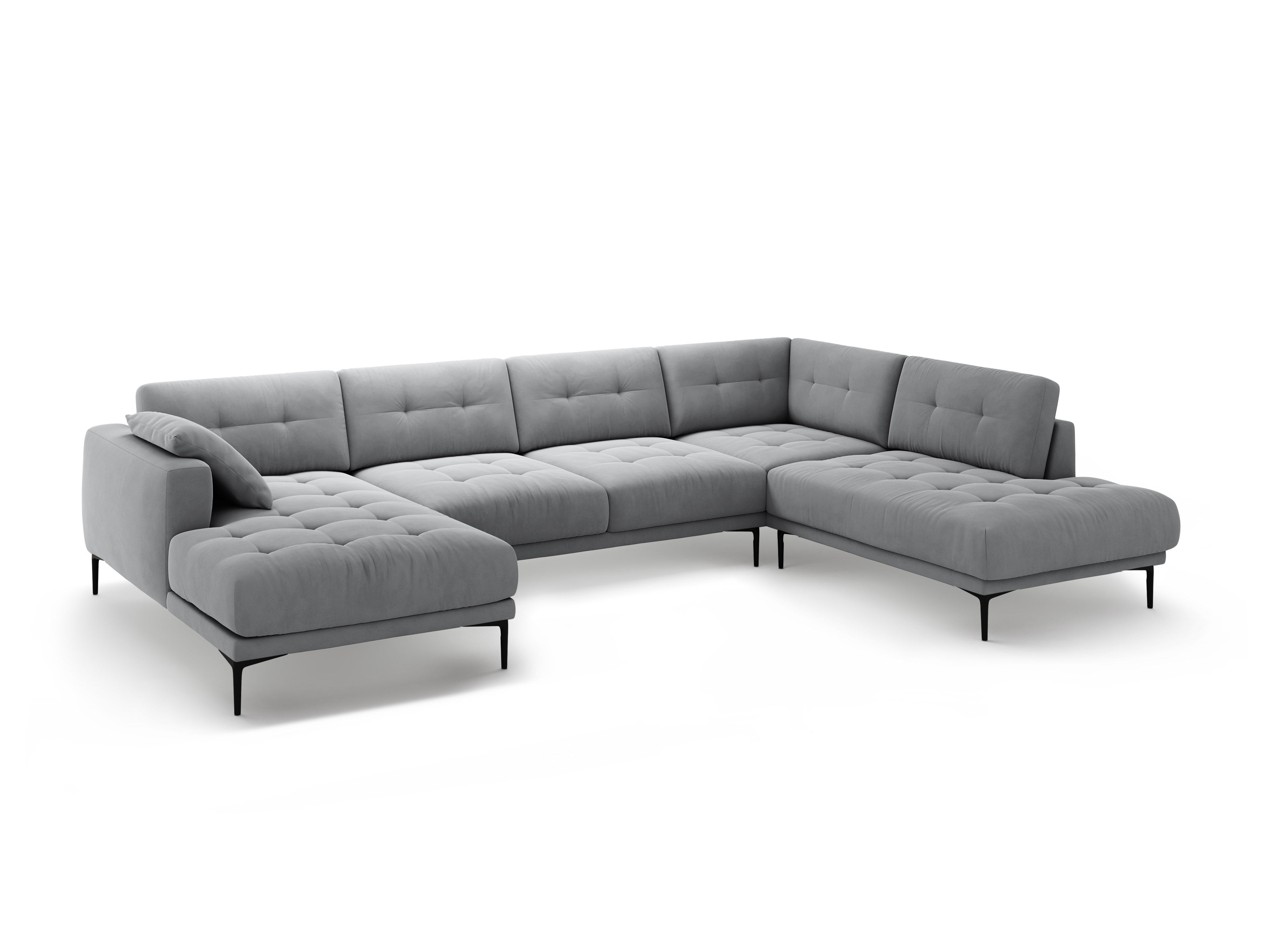 Kotna garnitura Bemy, 373x240cm, material: žamet