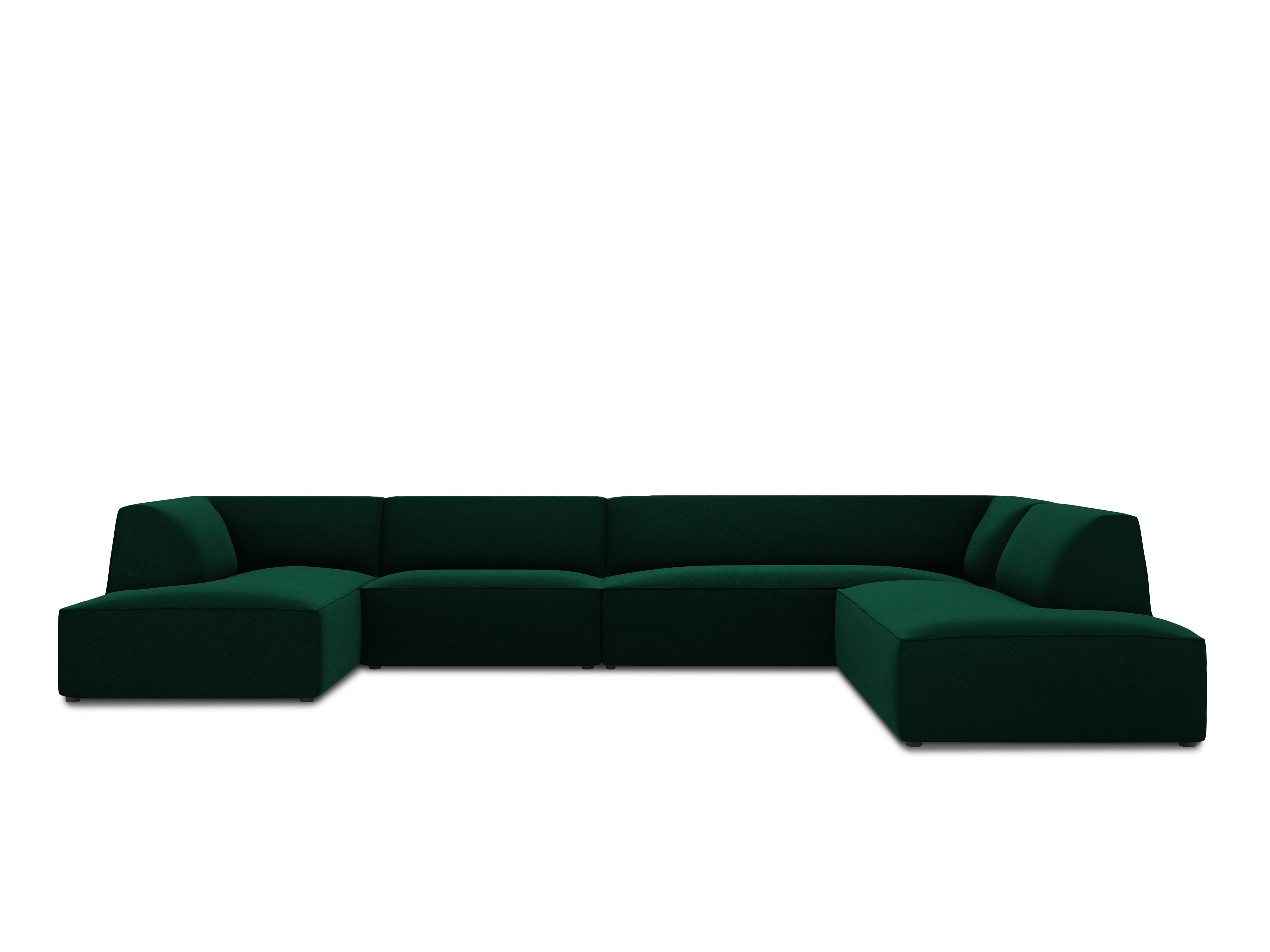 Kotna sedežna garnitura Ruby, 7 sedežev, 366x273cm, Material: Žamet