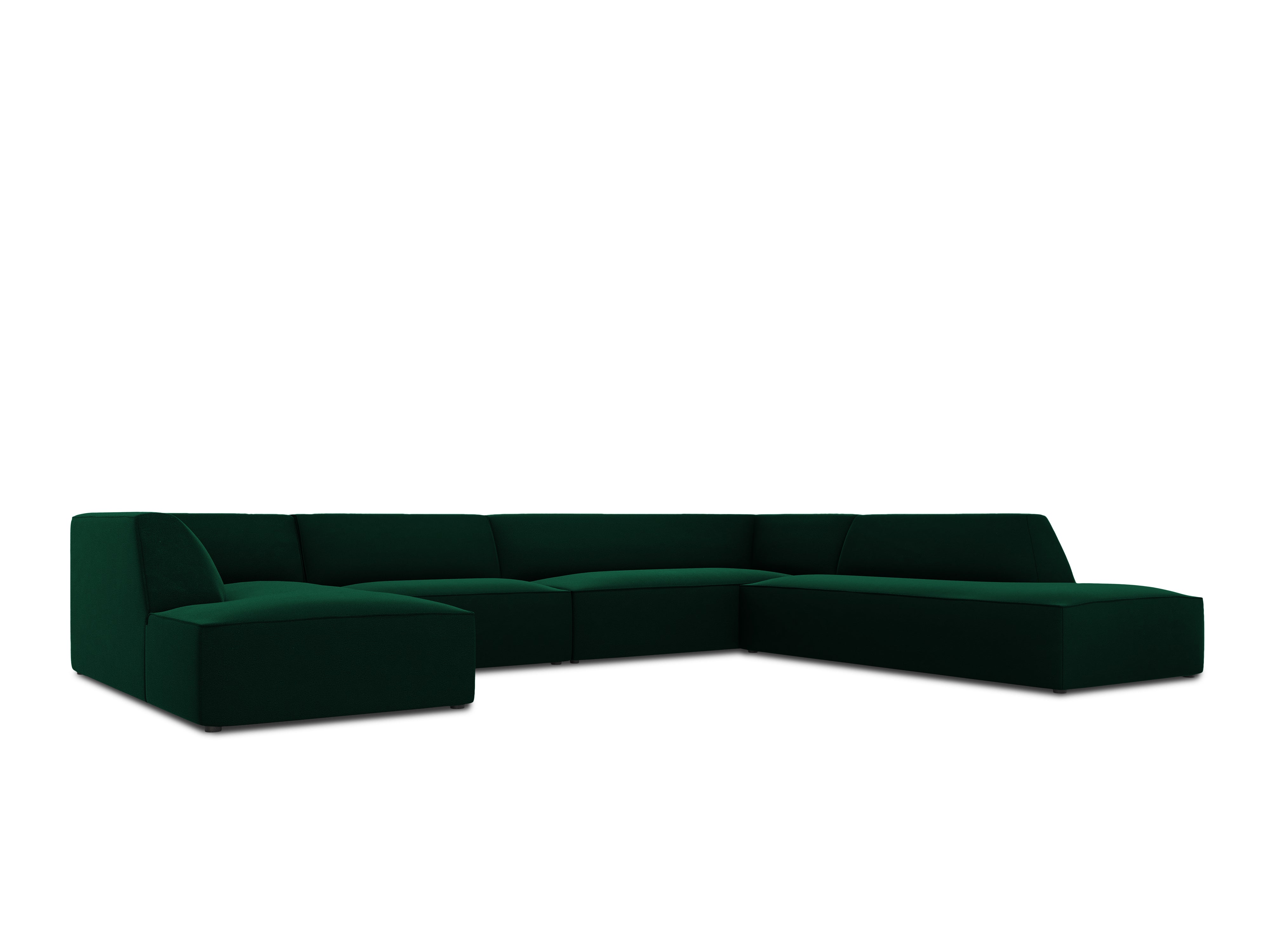 Kotna sedežna garnitura Ruby, 7 sedežev, 366x273cm, Material: Žamet
