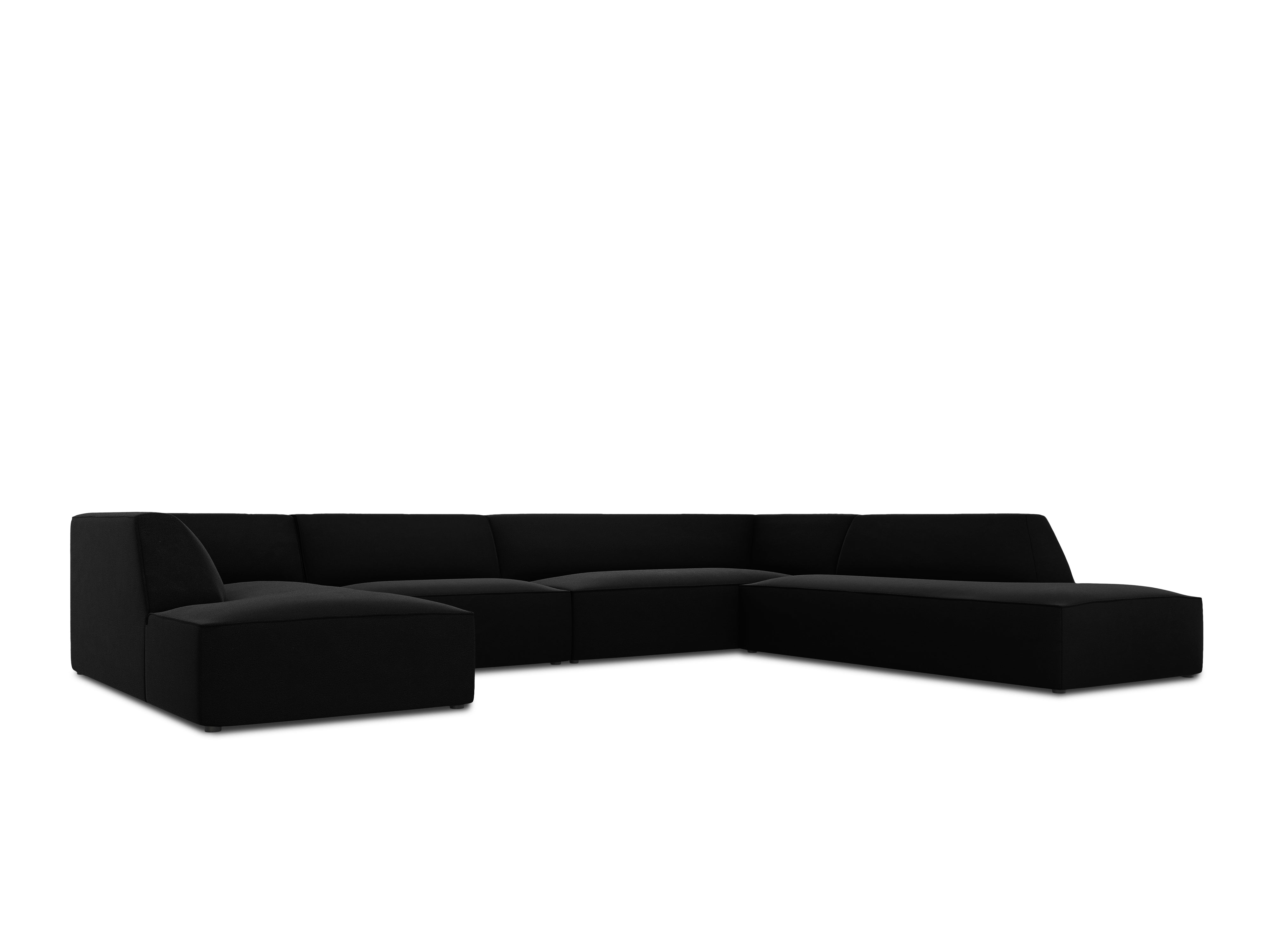 Kotna sedežna garnitura Ruby, 7 sedežev, 366x273cm, Material: Žamet