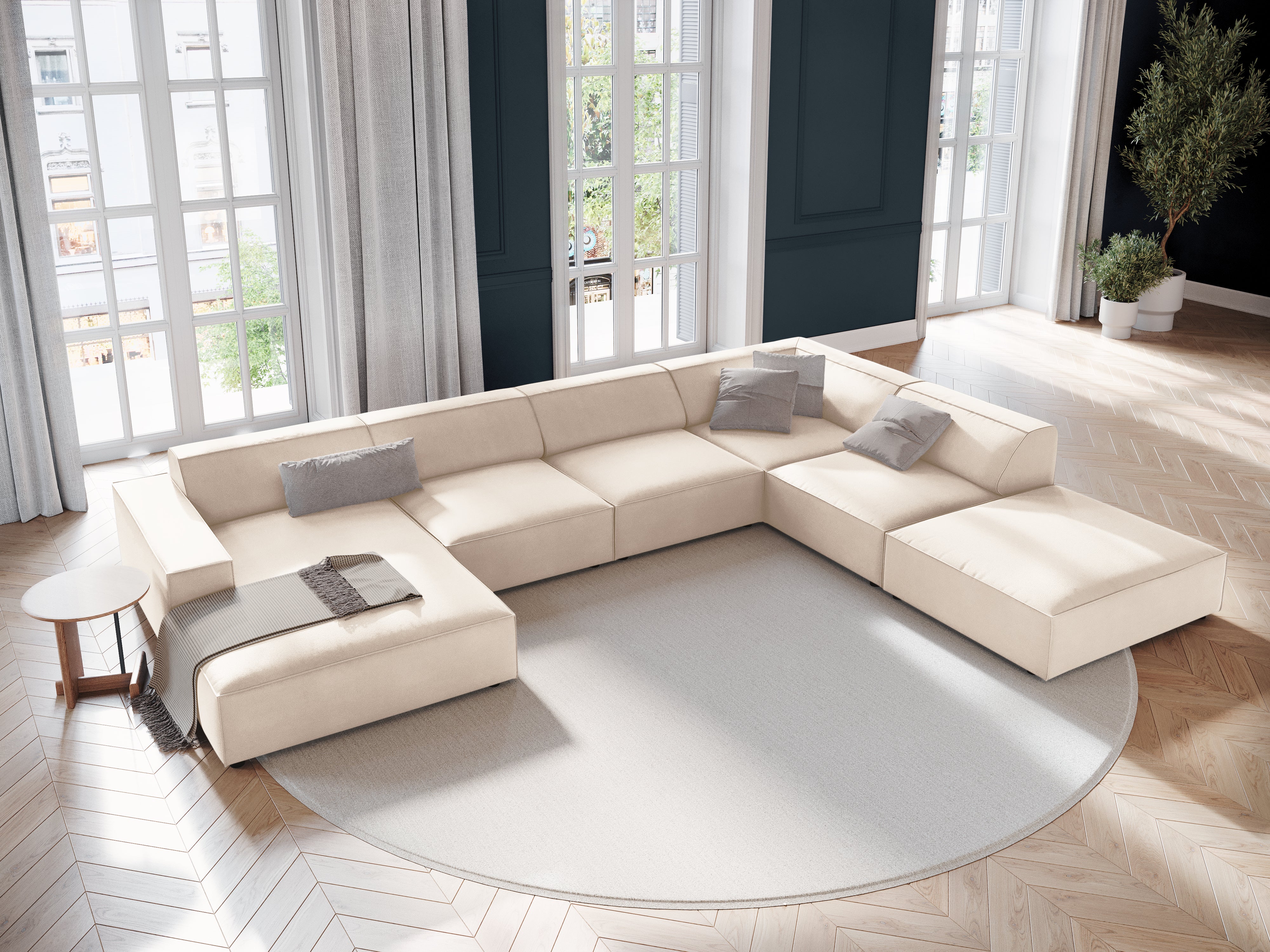 Komplet Jodie 364x262cm, Material: Žamet