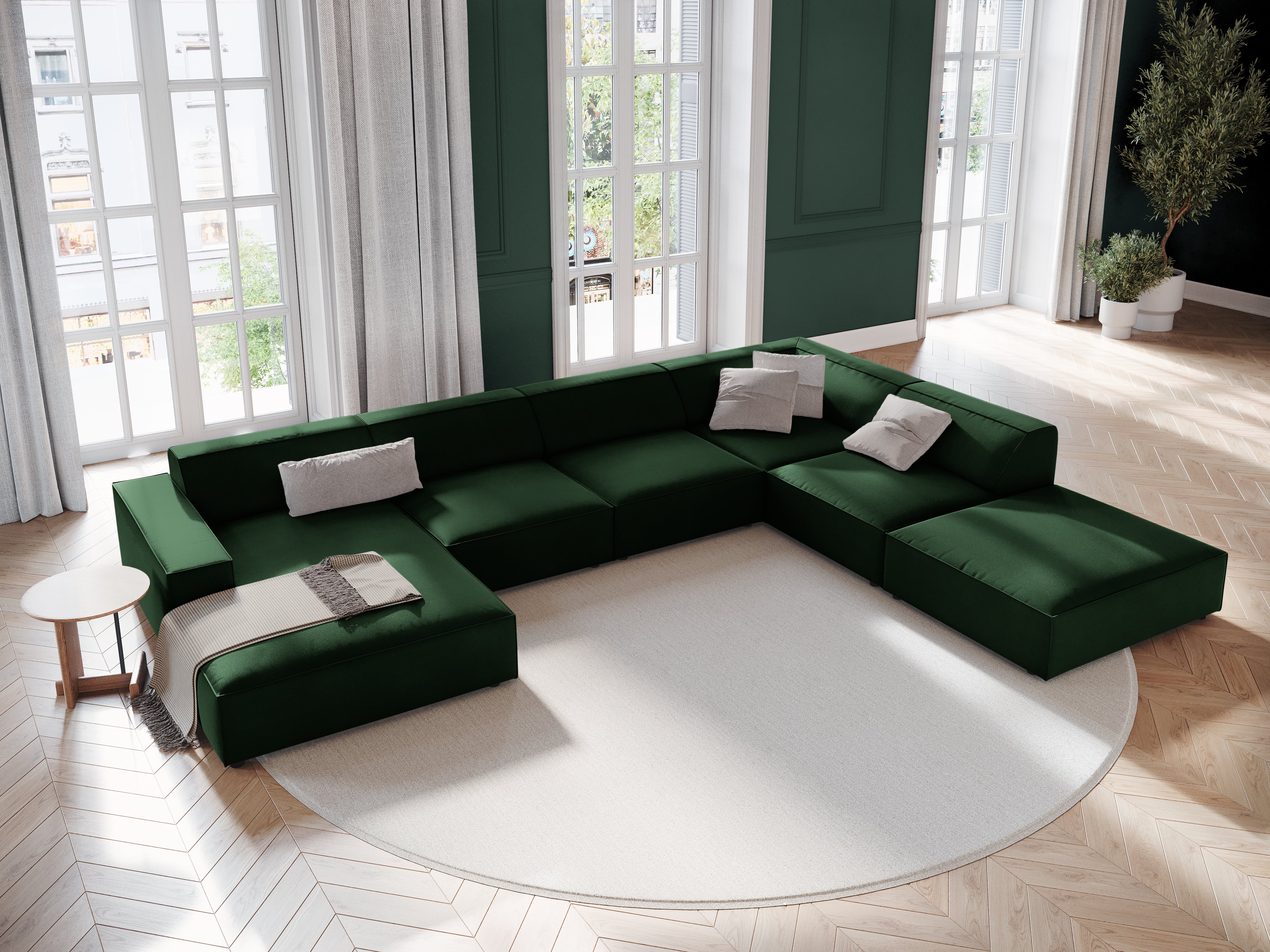 Komplet Jodie 364x262cm, Material: Žamet