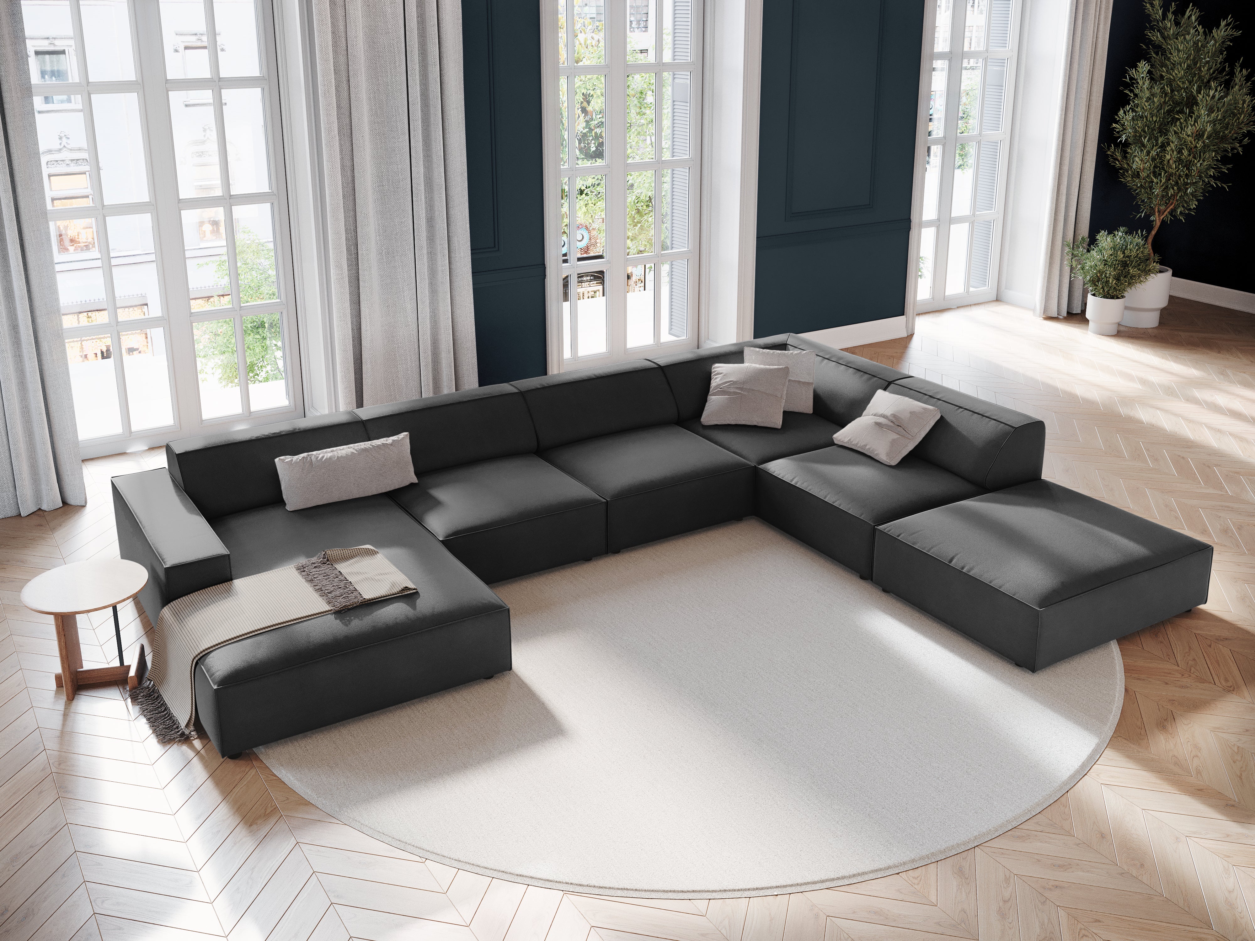 Komplet Jodie 364x262cm, Material: Žamet