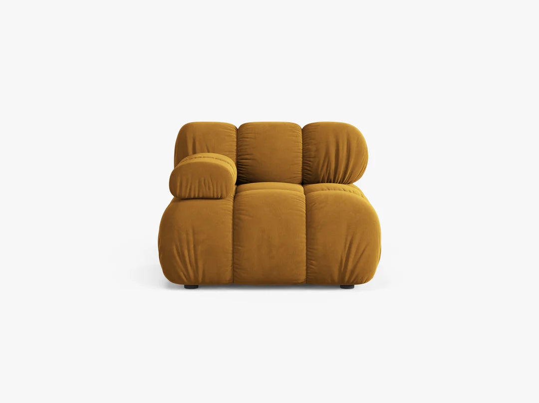 Bellis modul z naslonom za roke 94x94cm, material: žamet